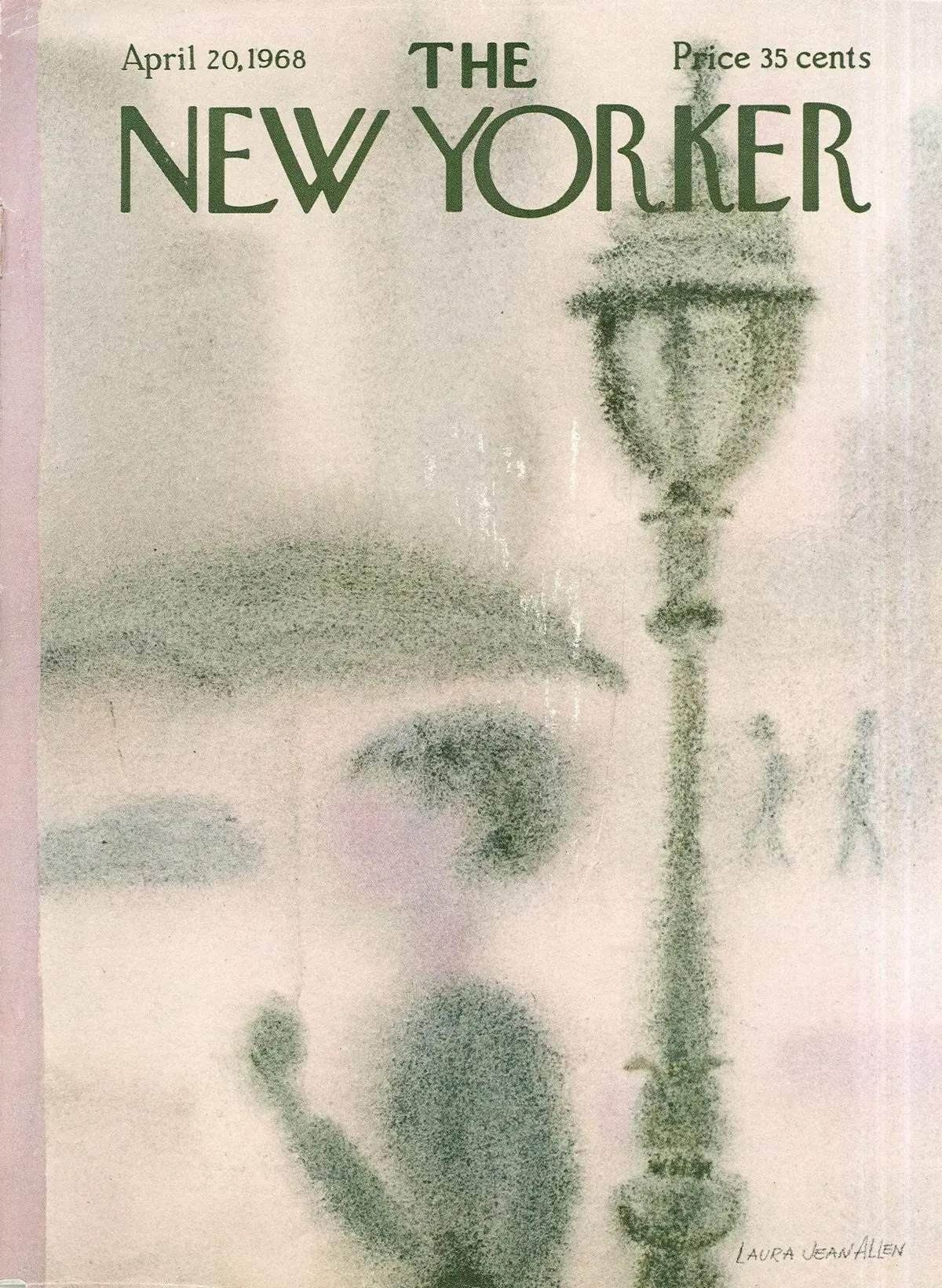 Обложка The New Yorker, 20 апреля 1968, художник Лора Джин Аллен
