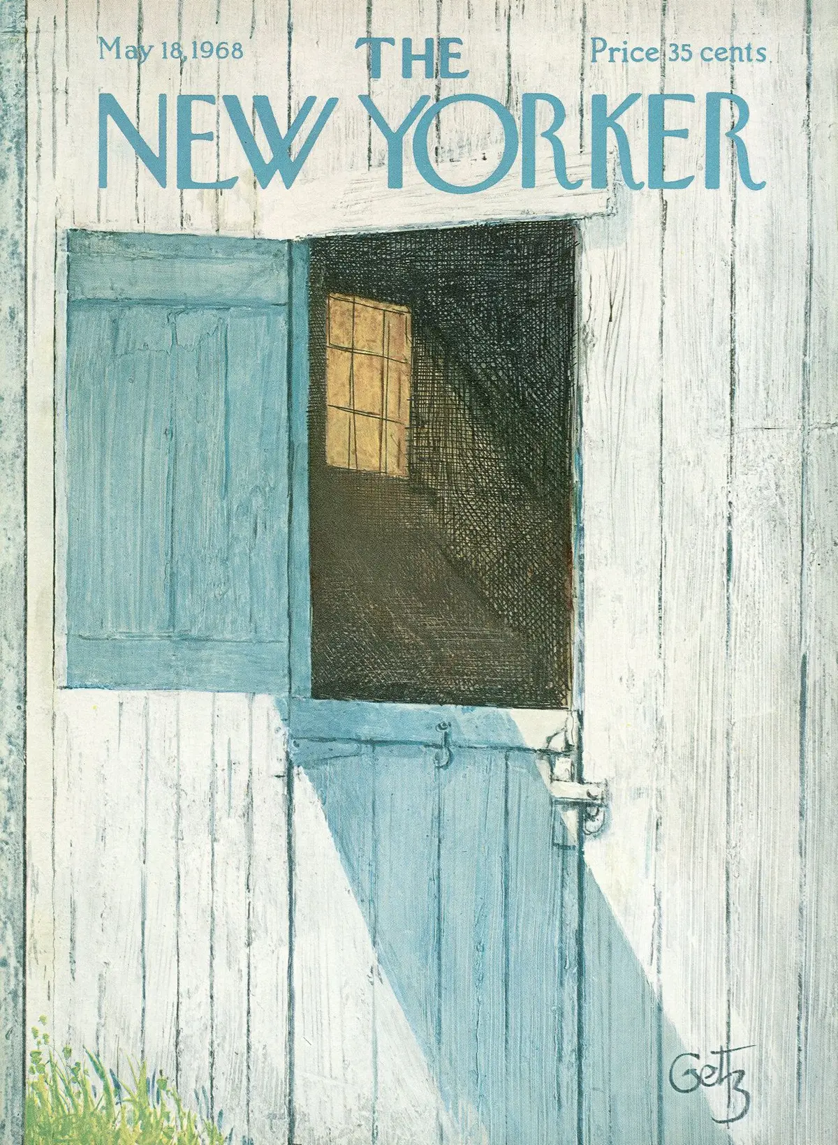 Обложка The New Yorker, 18 мая 1968, художник Артур Гетц