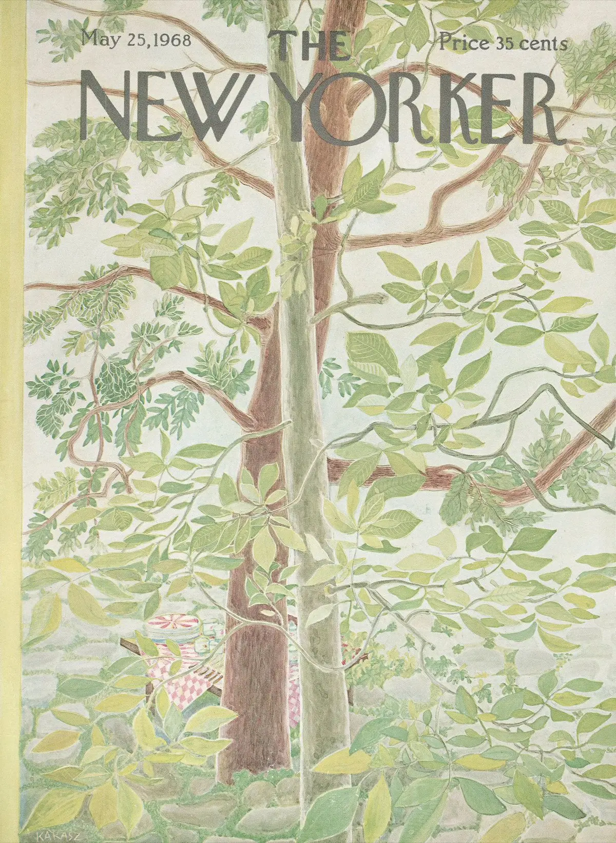 Обложка The New Yorker, 25 мая 1968, художник Илонка Карас