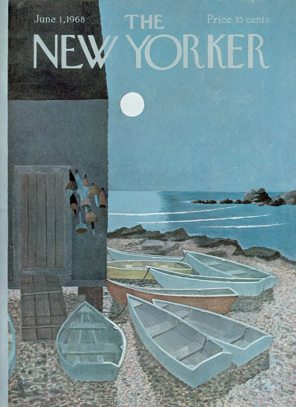 Обложка The New Yorker, 1 июня 1968, художник Чарльз Мартин