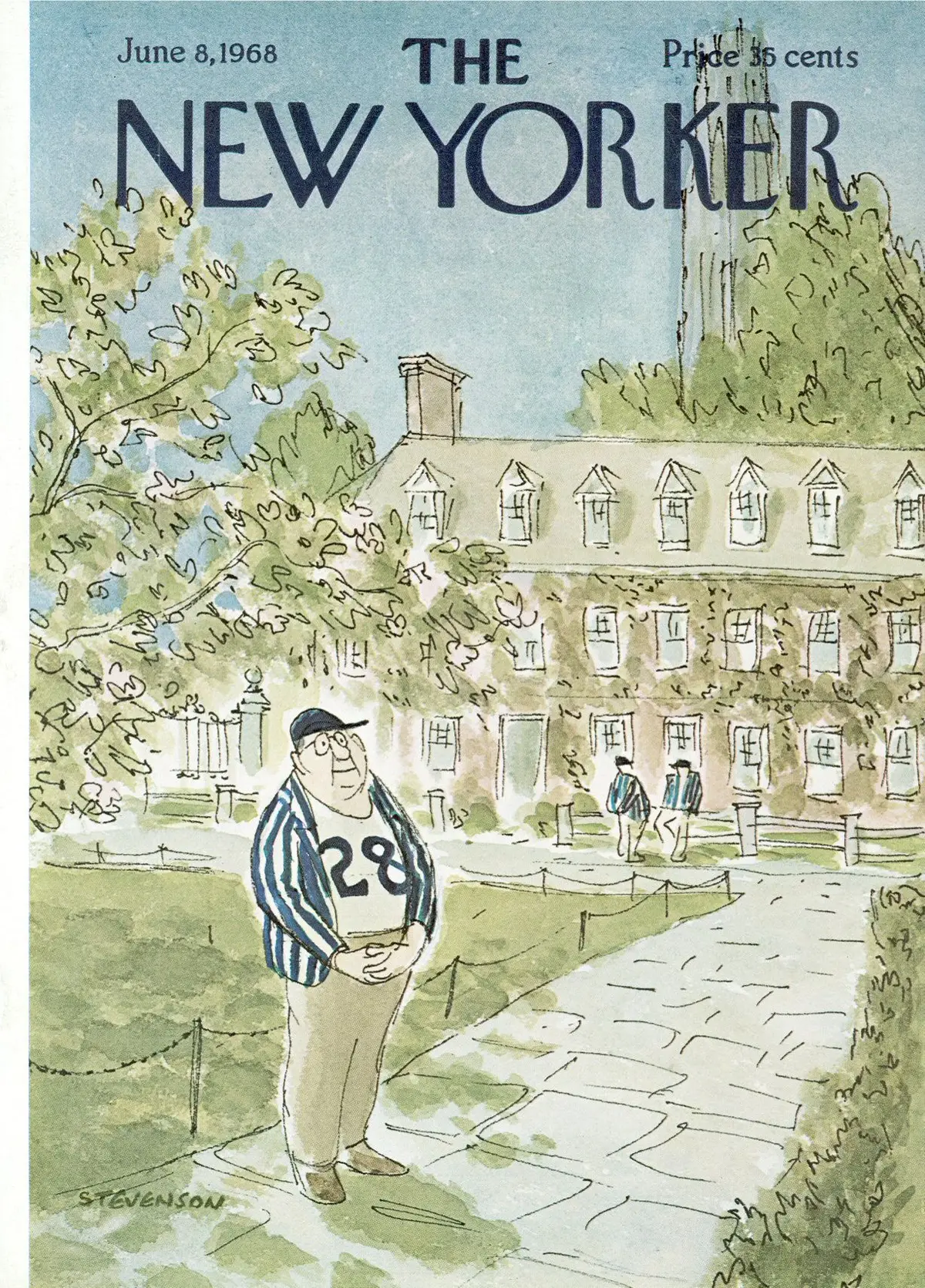 Обложка The New Yorker, 8 июня 1968, художник Джеймс Стивенсон