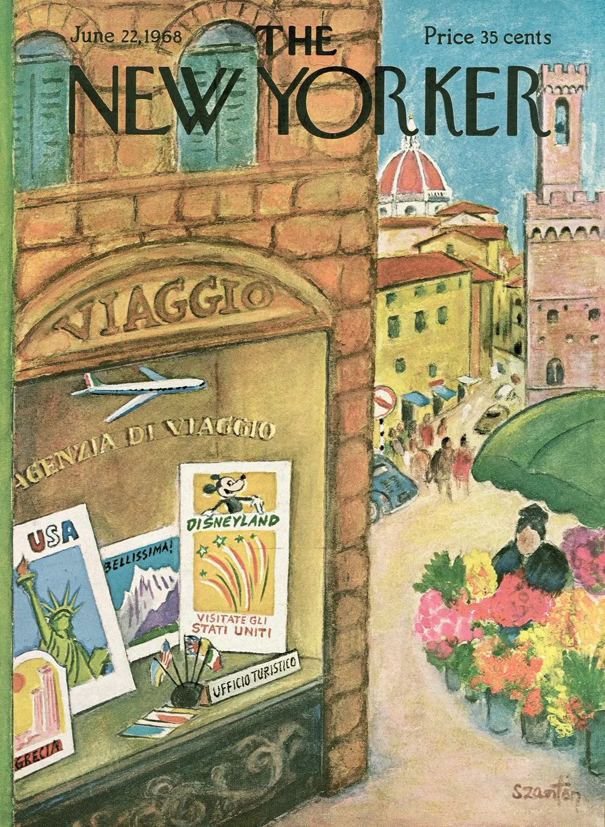 Обложка The New Yorker, 22 июня 1968, художник Беатрис Сантон