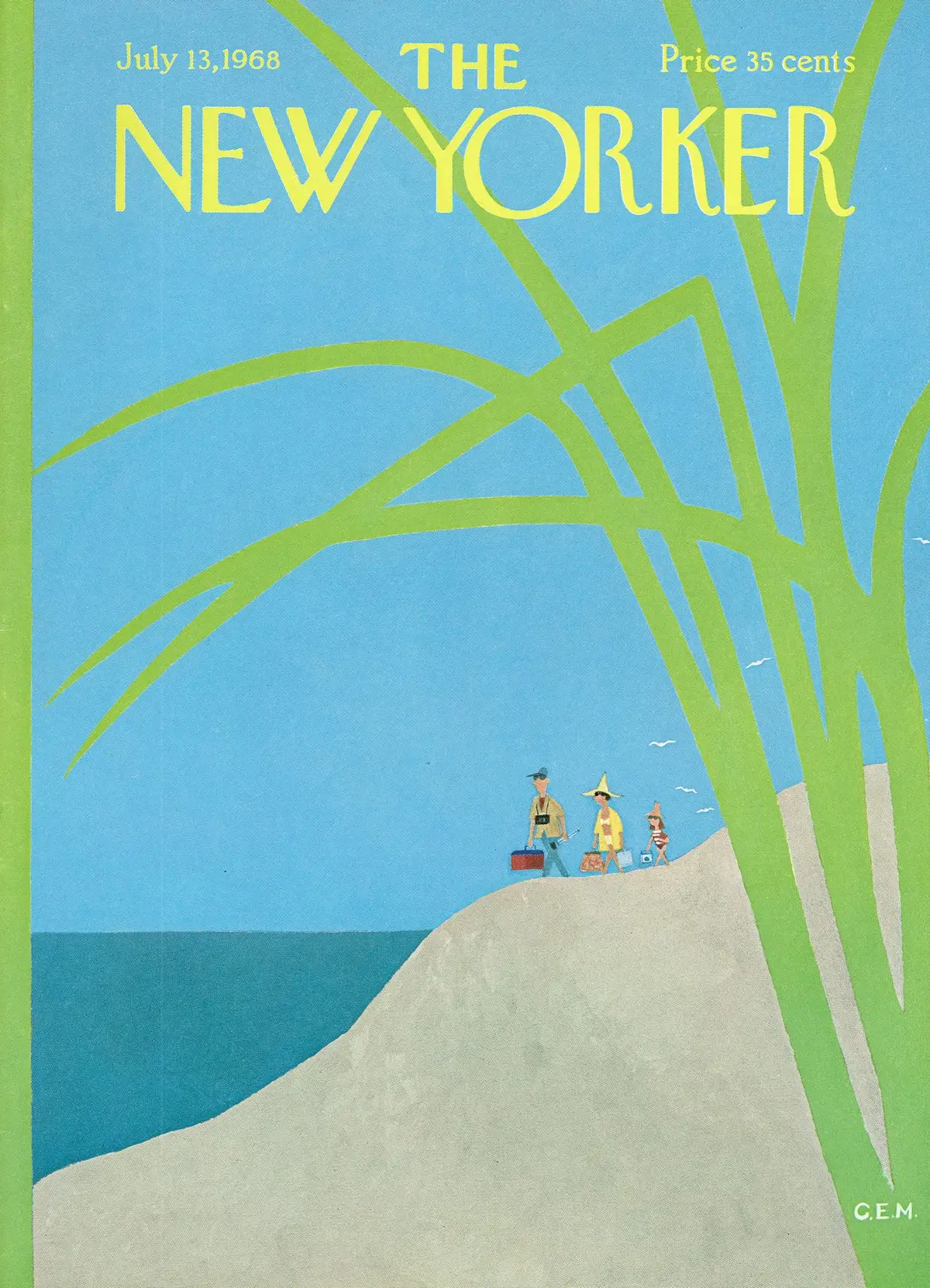 Обложка The New Yorker, 13 июля 1968, художник Чарльз Мартин