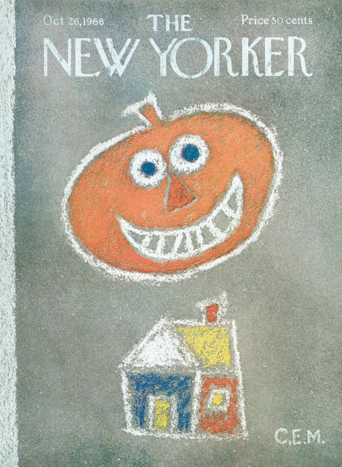 Обложка The New Yorker, 26 октября 1968, художник Чарльз Мартин