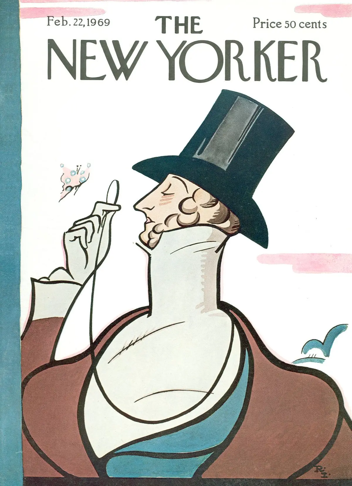 Обложка The New Yorker, 22 февраля 1969, художник Реа Ирвин