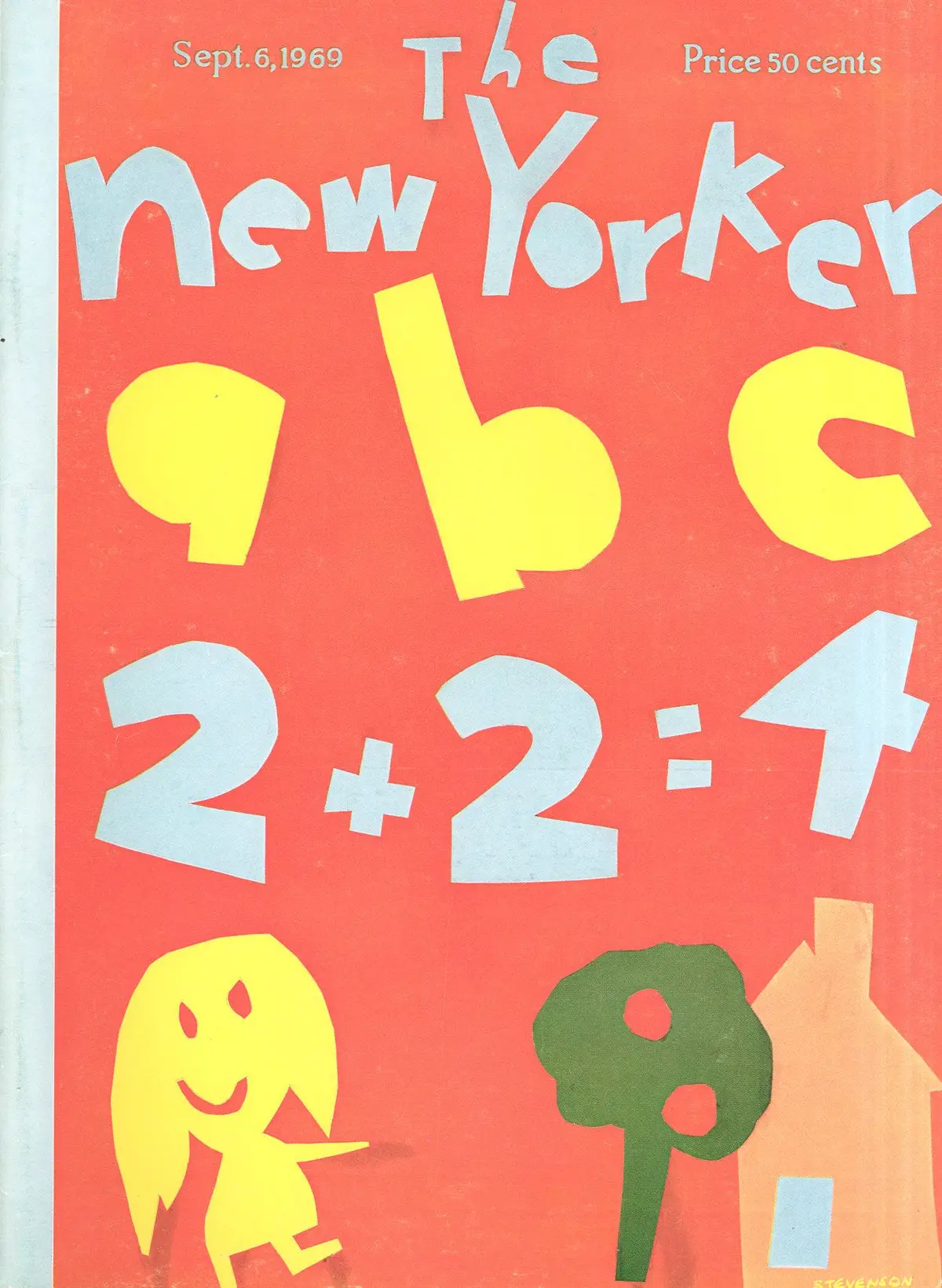 Обложка The New Yorker, 6 сентября 1969, художник Джеймс Стивенсон