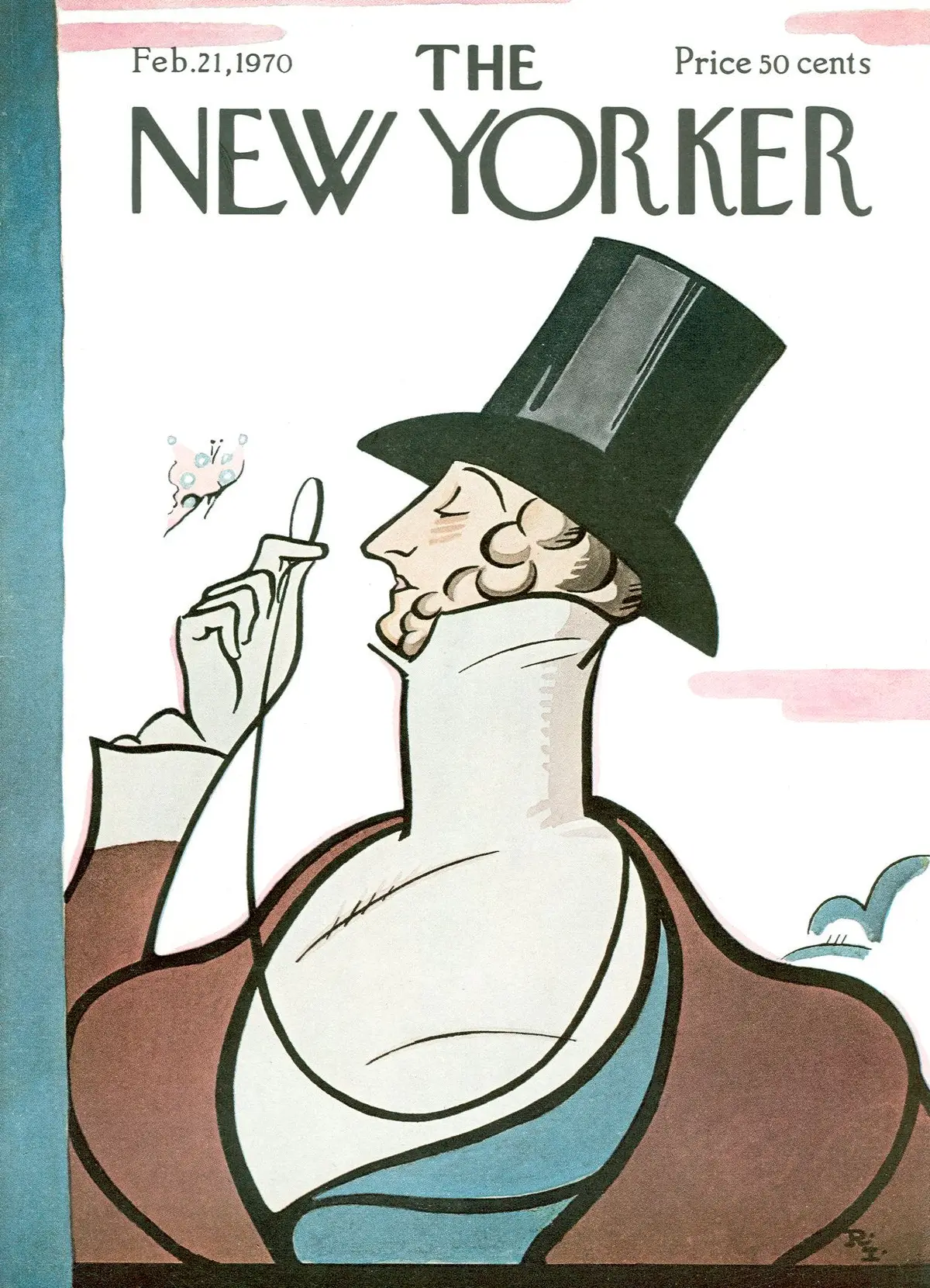 Обложка The New Yorker, 21 февраля 1970, художник Реа Ирвин