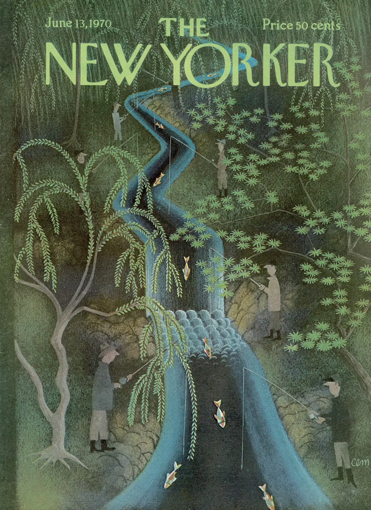 Обложка The New Yorker, 13 июня 1970, художник Чарльз Э. Мартин