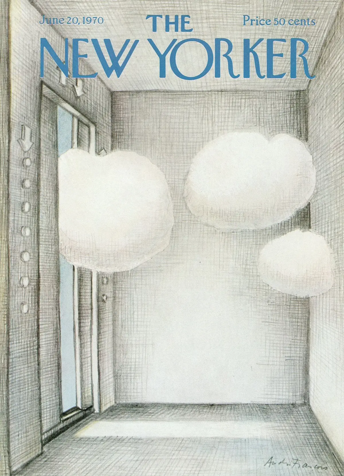 Обложка The New Yorker, 20 июня 1970, художник Андре Франсуа