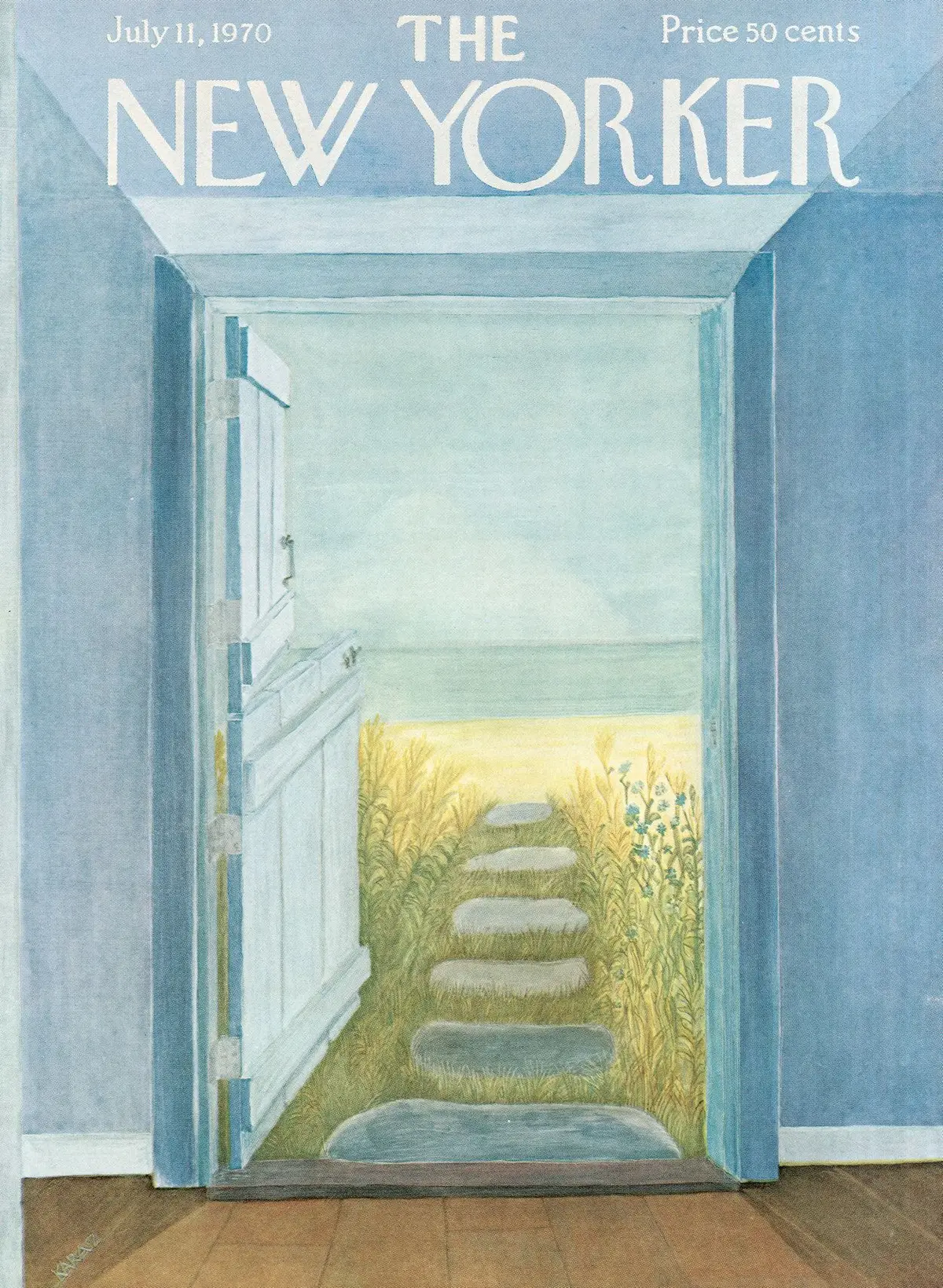 Обложка The New Yorker, 11 июля 1970, художник Илонка Карас