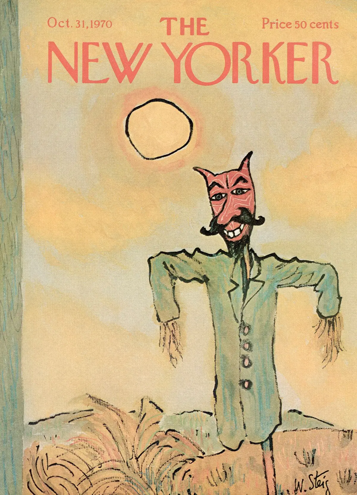 Обложка The New Yorker, 31 октября 1970, художник Уильям Стейг