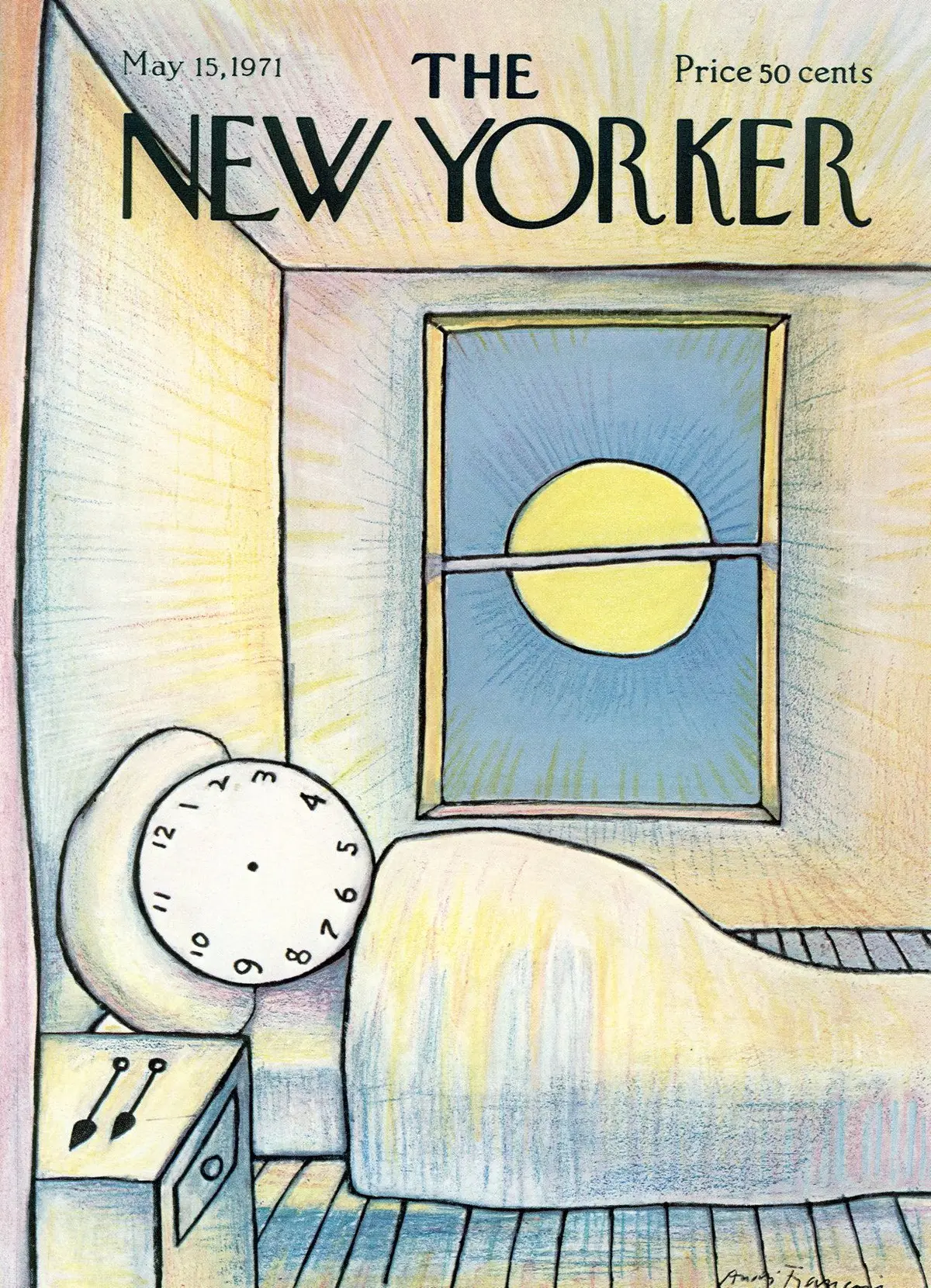Обложка The New Yorker, 15 мая 1971, художник Андре Франсуа