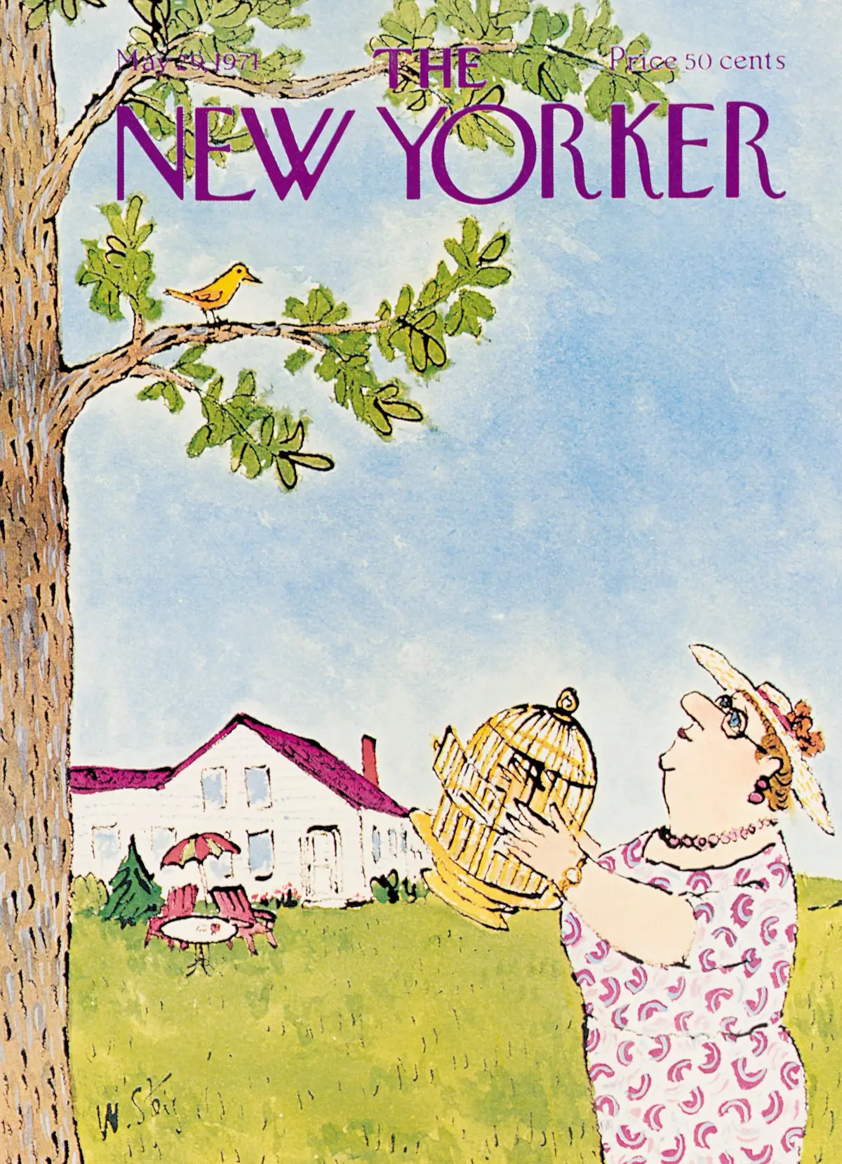 Обложка The New Yorker, 29 мая 1971, художник Уильям Стейг