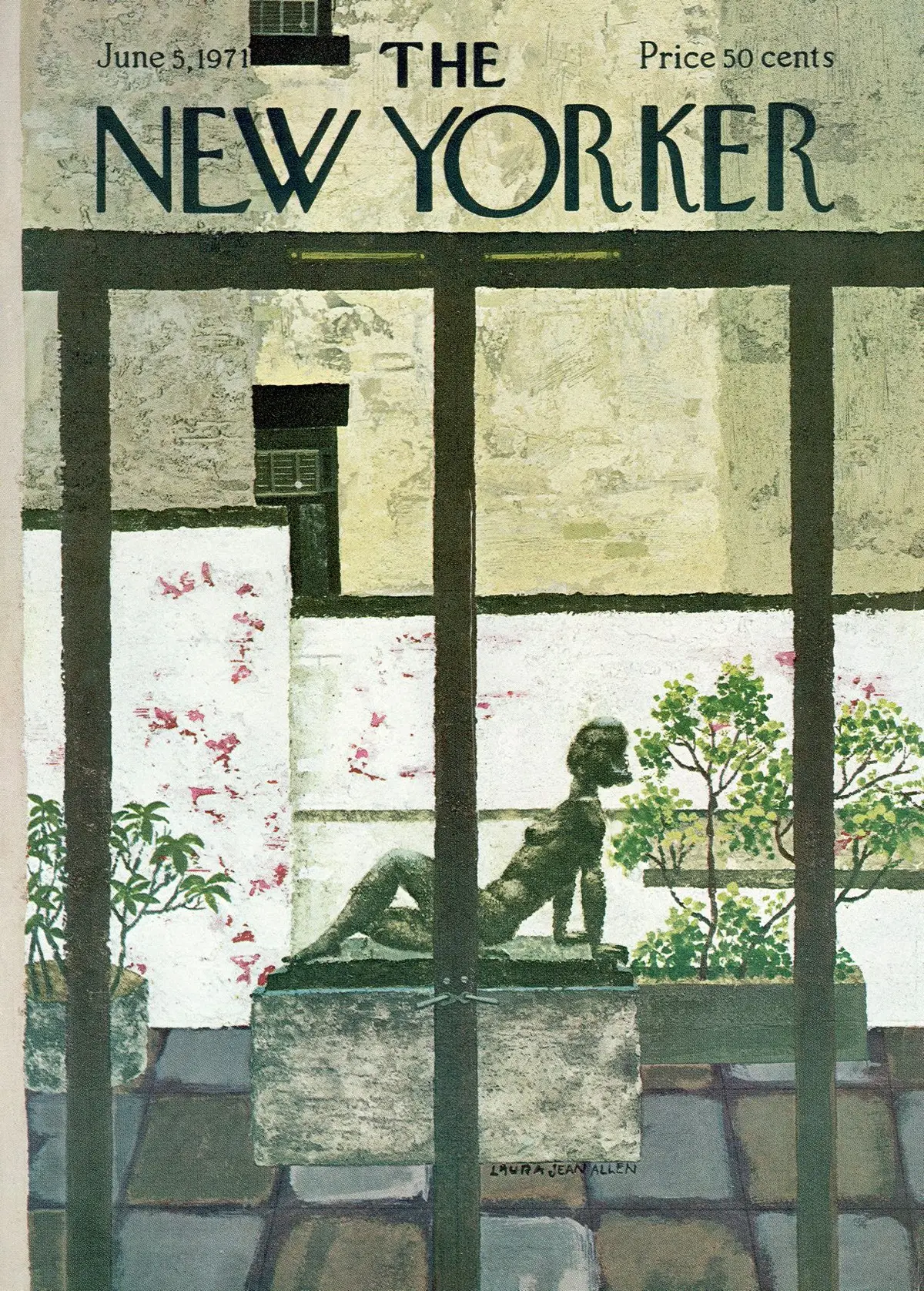 Обложка The New Yorker, 5 июня 1971, художник Лора Джин Аллен
