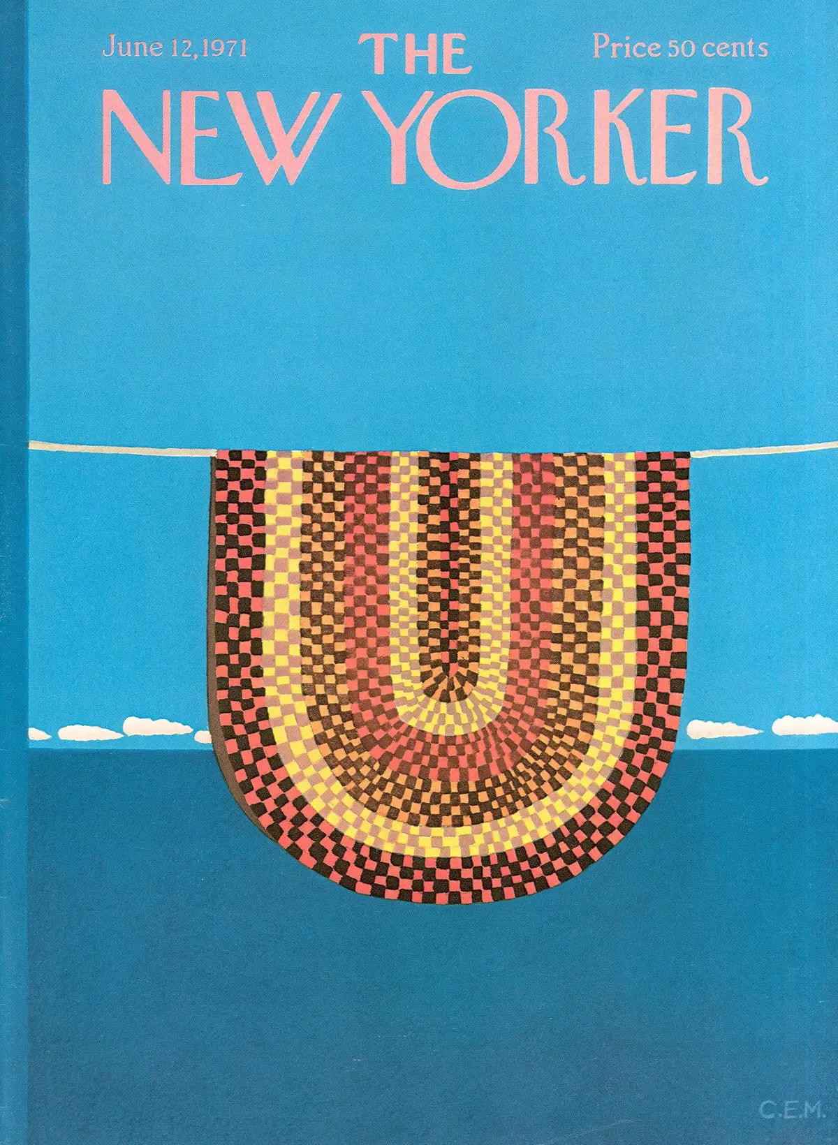 Обложка The New Yorker, 12 июня 1971, художник Чарльз Э. Мартин