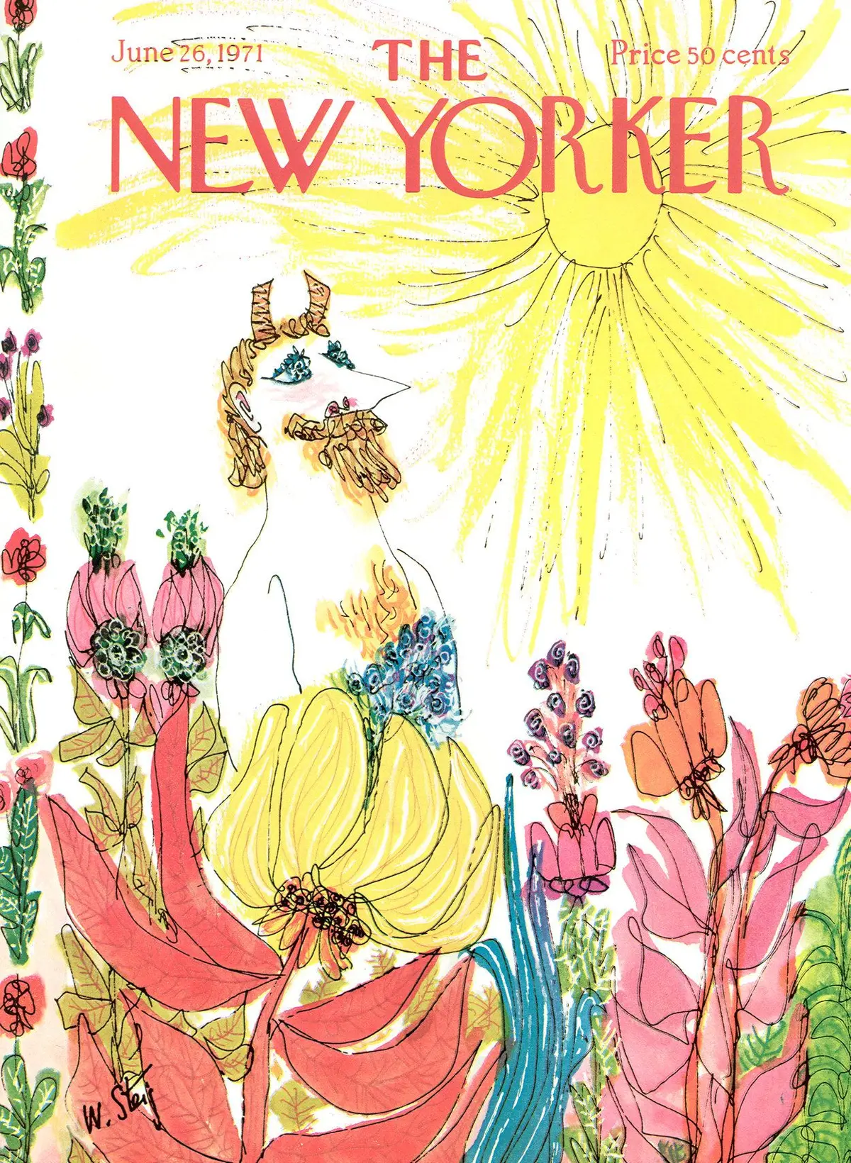 Обложка The New Yorker, 26 июня 1971, художник Уильям Стейг