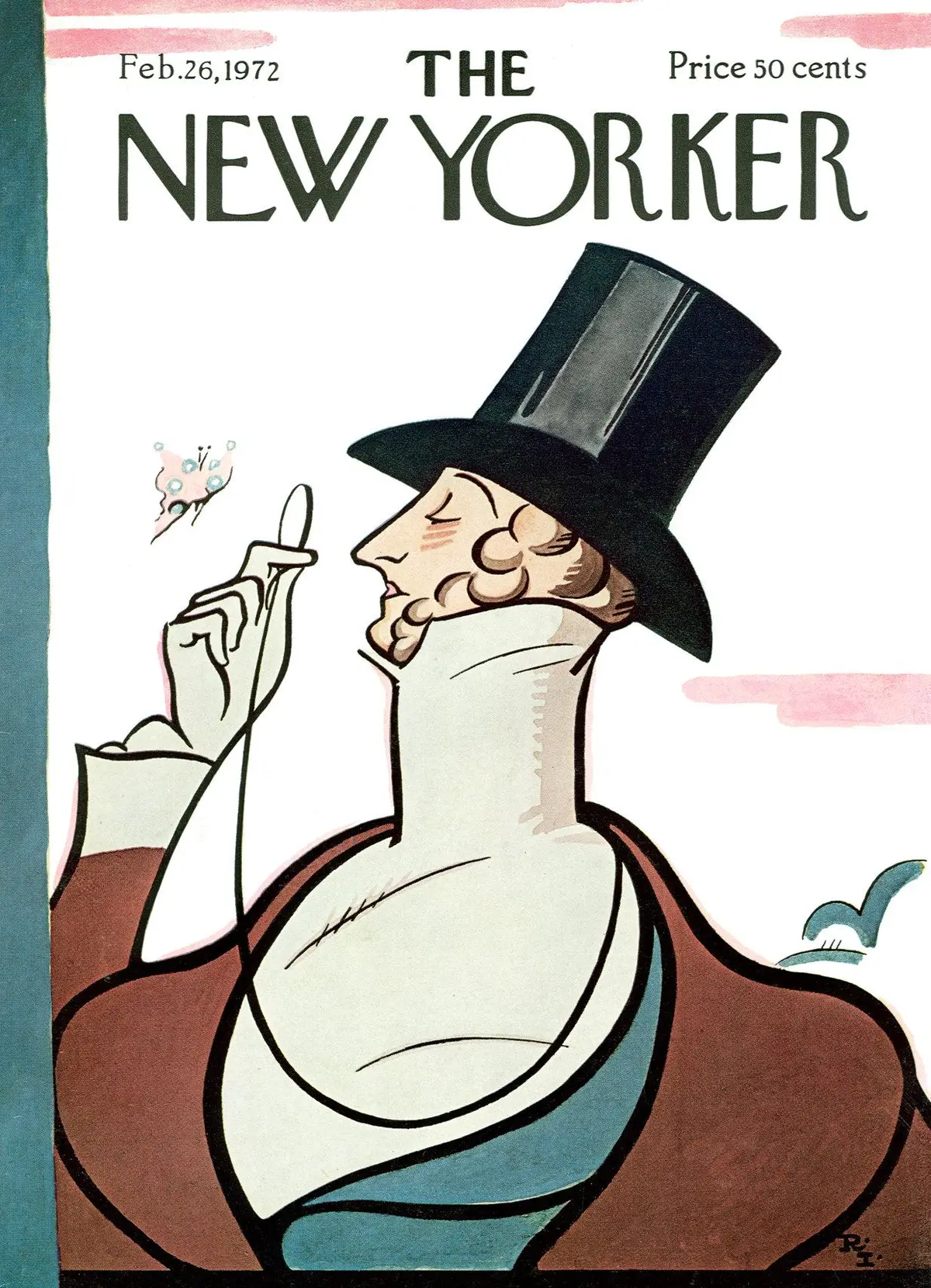 Обложка The New Yorker, 26 февраля 1972, художник Реа Ирвин