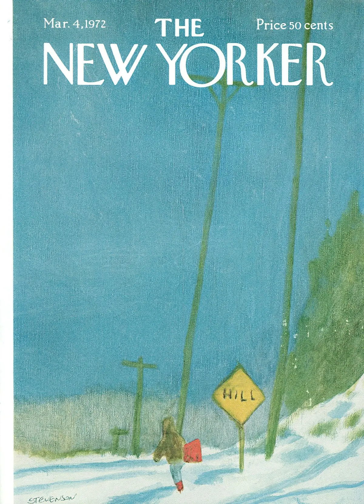 Обложка The New Yorker, 4 марта 1972, художник Джеймс Стивенсон
