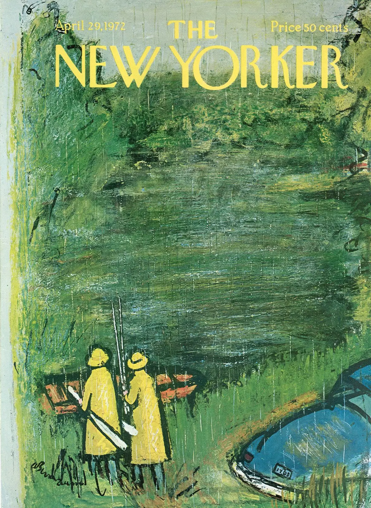 Обложка The New Yorker, 29 апреля 1972, художник Эйб Бирнбаум