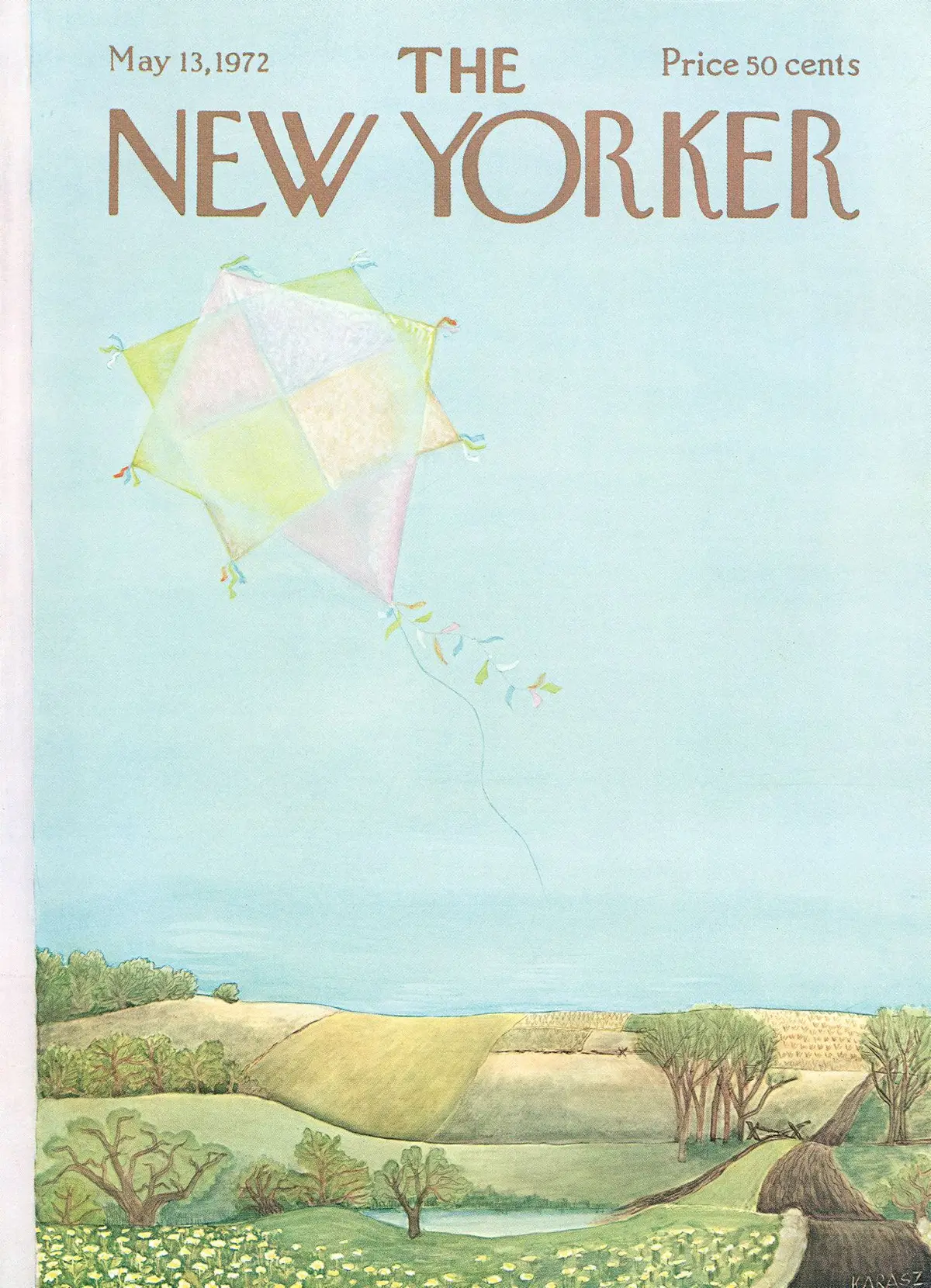 Обложка The New Yorker, 13 мая 1972, художник Илонка Карас