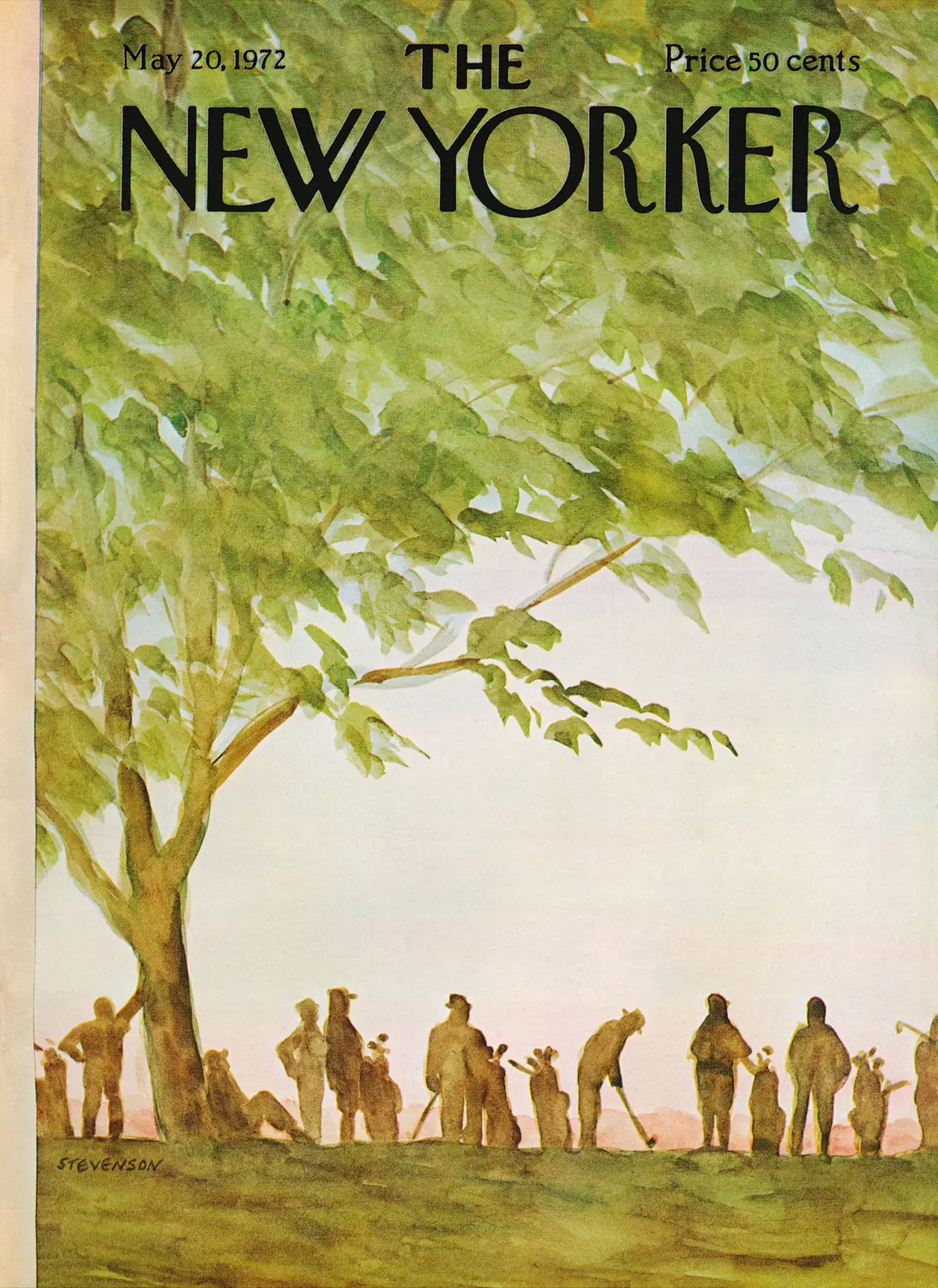 Обложка The New Yorker, 20 мая 1972, художник Джеймс Стивенсон