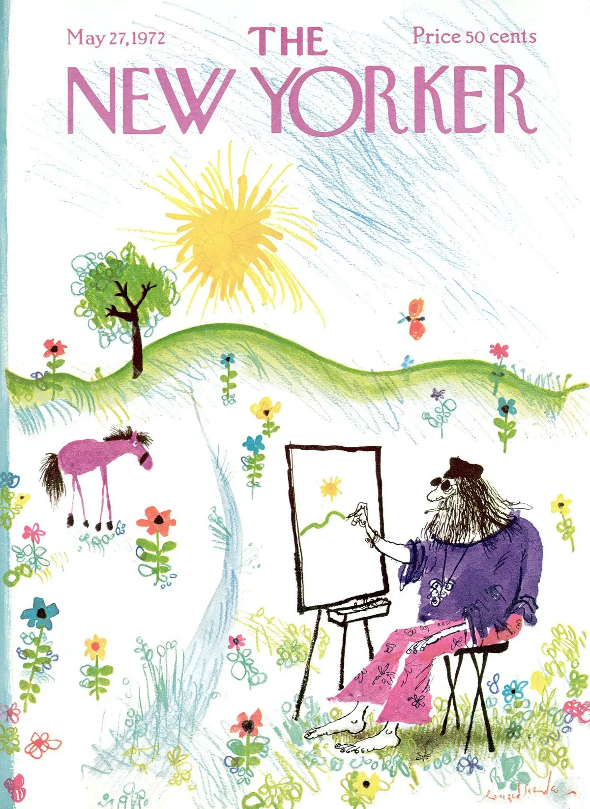 Обложка The New Yorker, 27 мая 1972, художник Рональд Сёрл