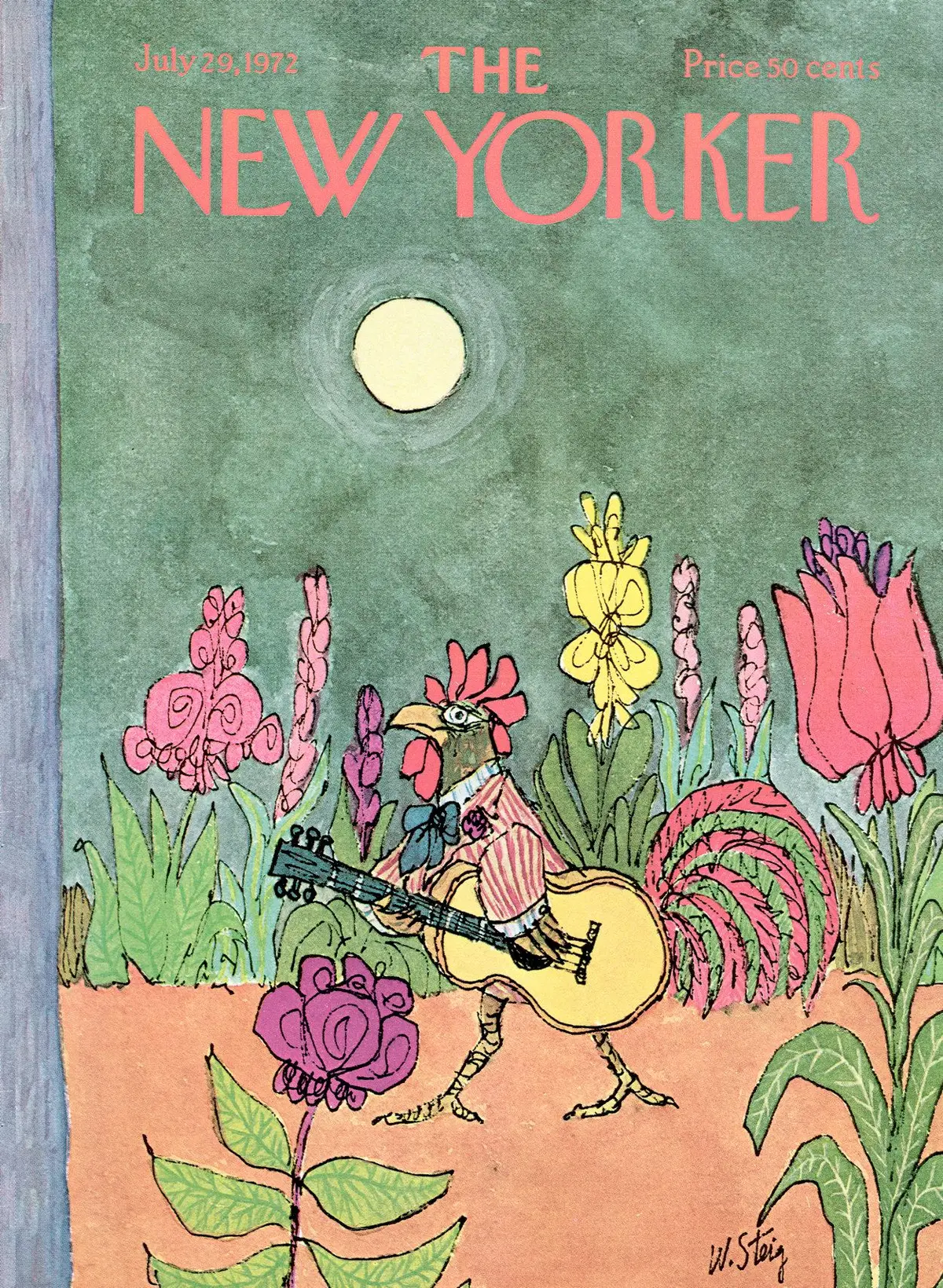 Обложка The New Yorker, 29 июля 1972, художник Уильям Стейг