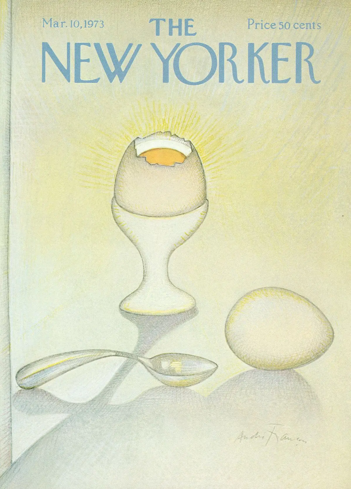 Обложка The New Yorker, 10 марта 1973, художник Андре Франсуа