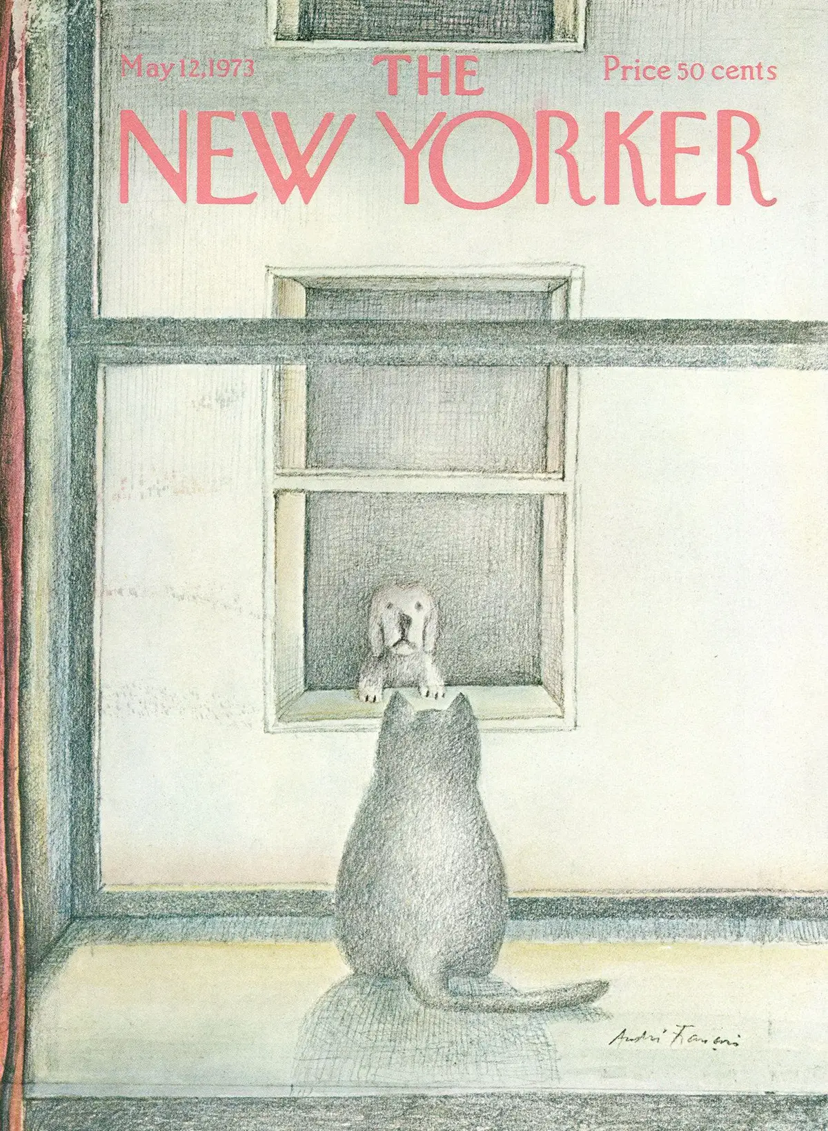 Обложка The New Yorker, 12 мая 1973, художник Андре Франсуа