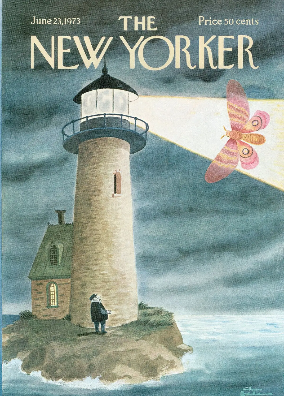 Обложка The New Yorker, 23 июня 1973, художник Чарльз Аддамс