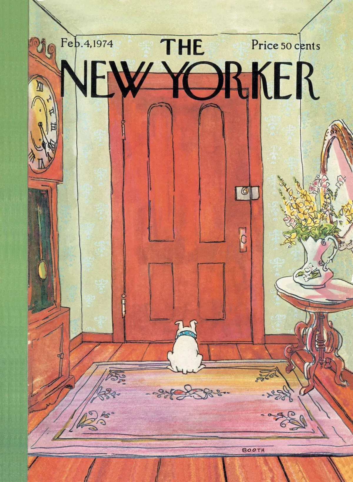 Обложка The New Yorker, 4 февраля 1974, художник Джордж Бут