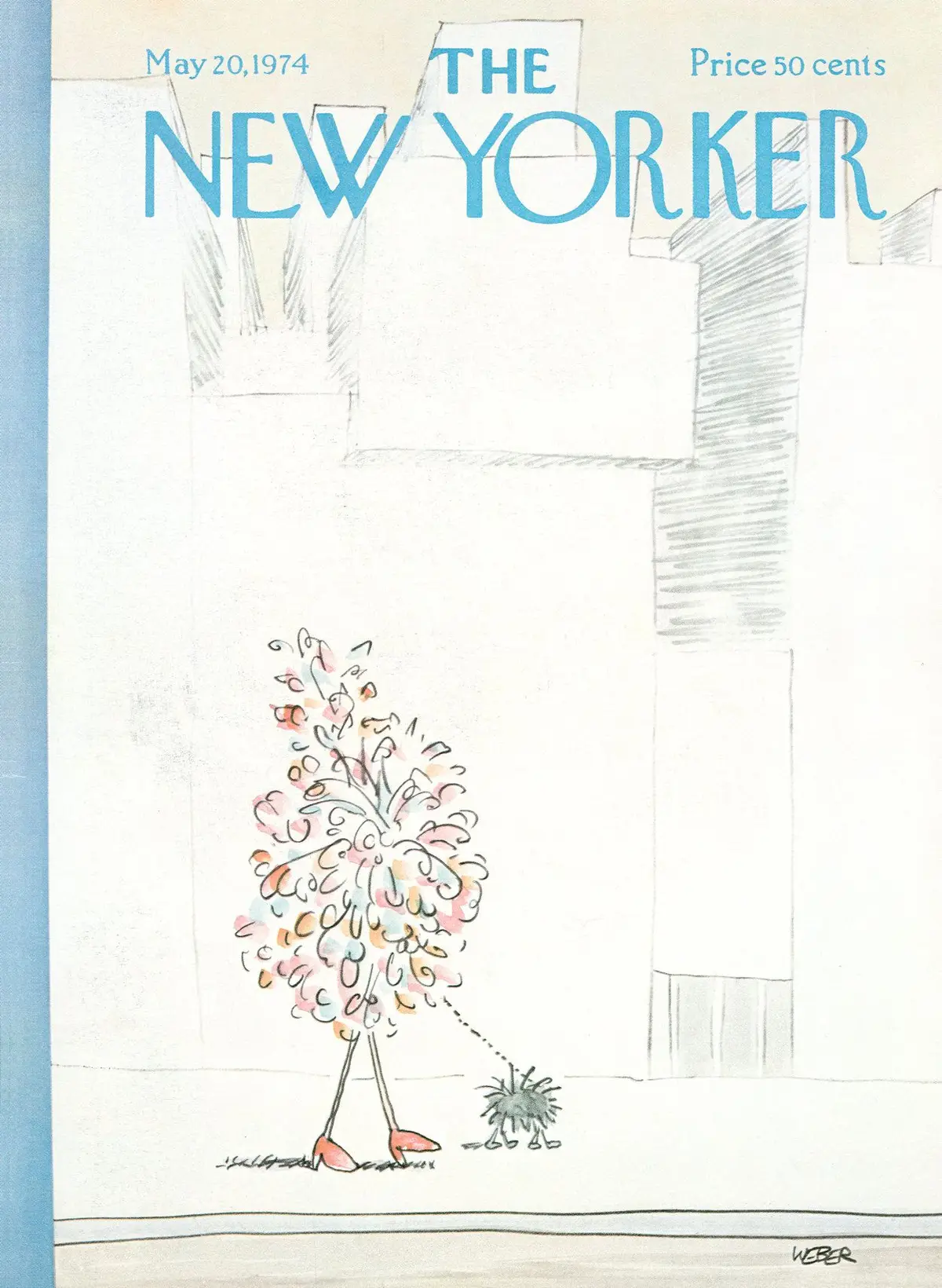 Обложка The New Yorker, 20 мая 1974, художник Роберт Вебер