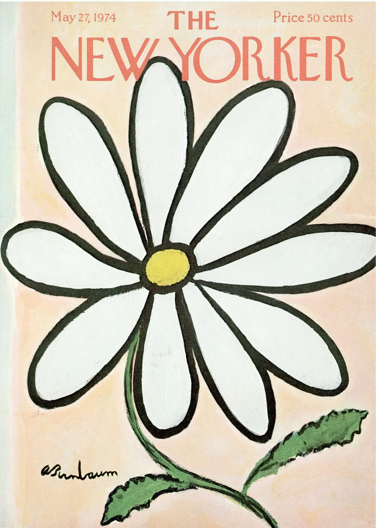 Обложка The New Yorker, 27 мая 1974, художник Эйб Бирнбаум