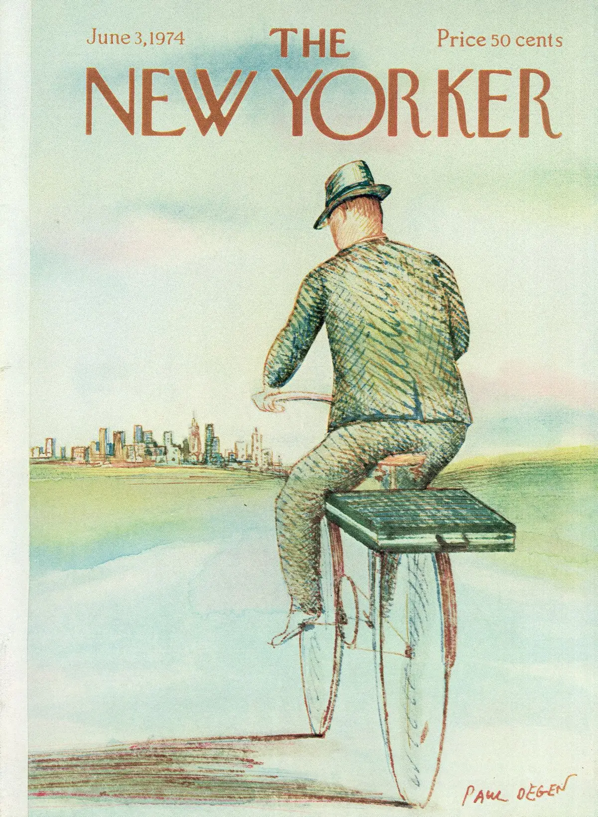 Обложка The New Yorker, 3 июня 1974, художник Пол Деген