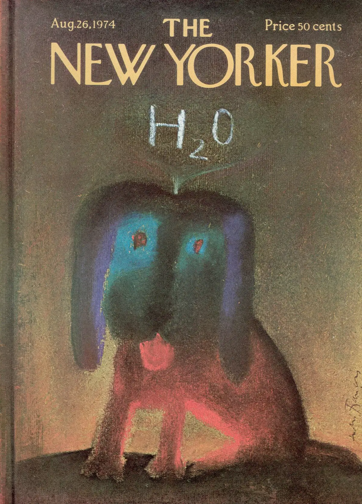 Обложка The New Yorker, 26 августа 1974, художник Андре Франсуа