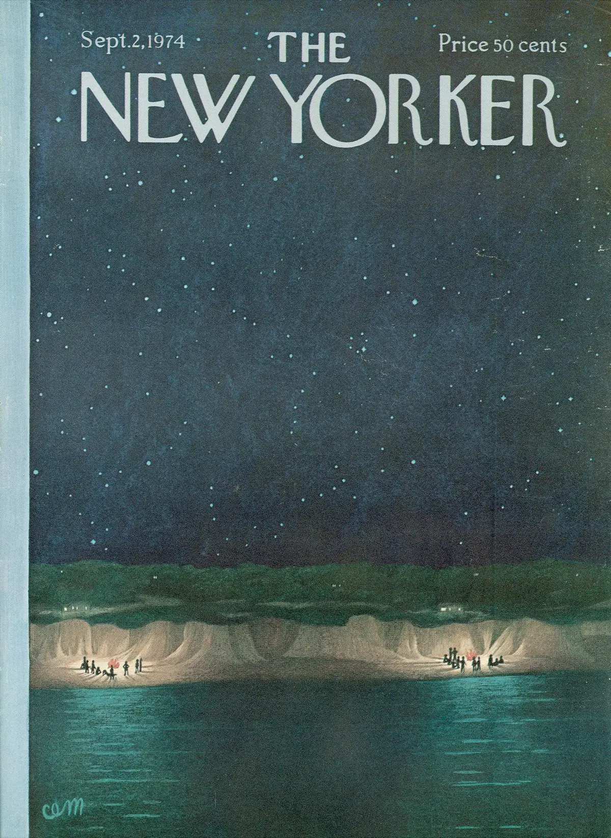 Обложка The New Yorker, 2 сентября 1974, художник Чарльз Э. Мартин
