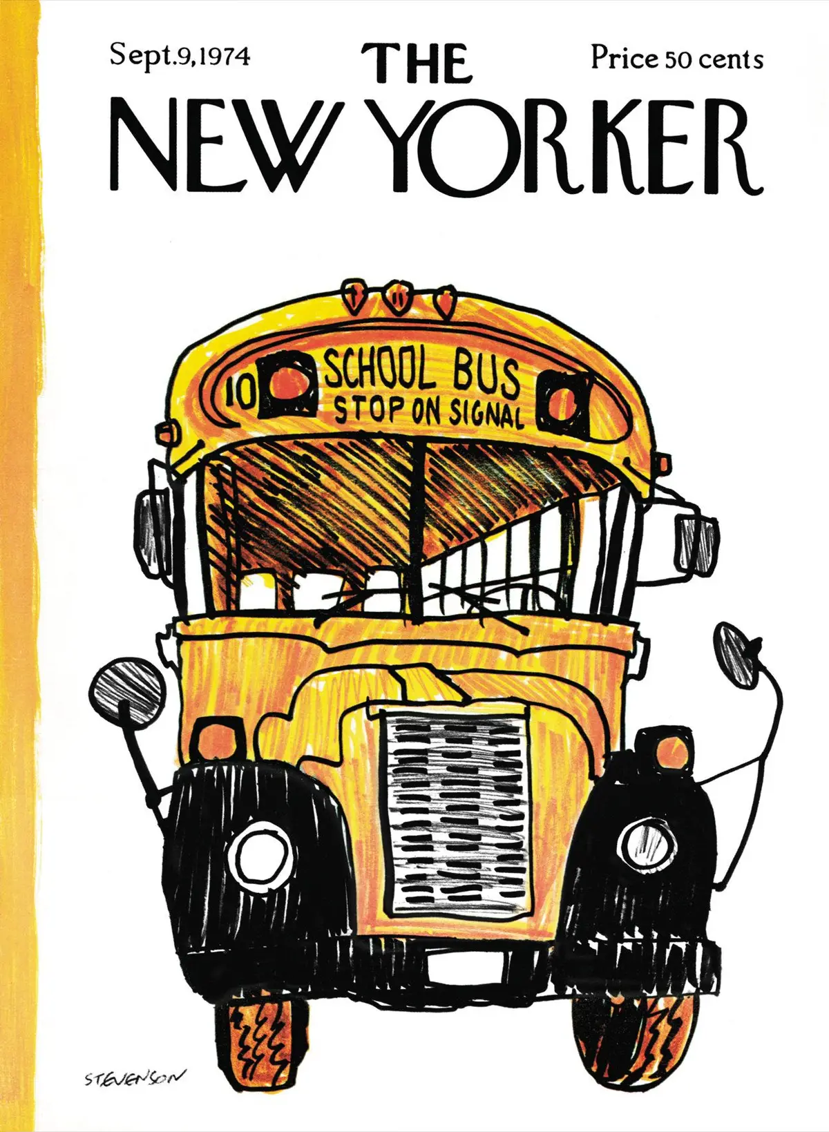 Обложка The New Yorker, 9 сентября 1974, художник Джеймс Стивенсон