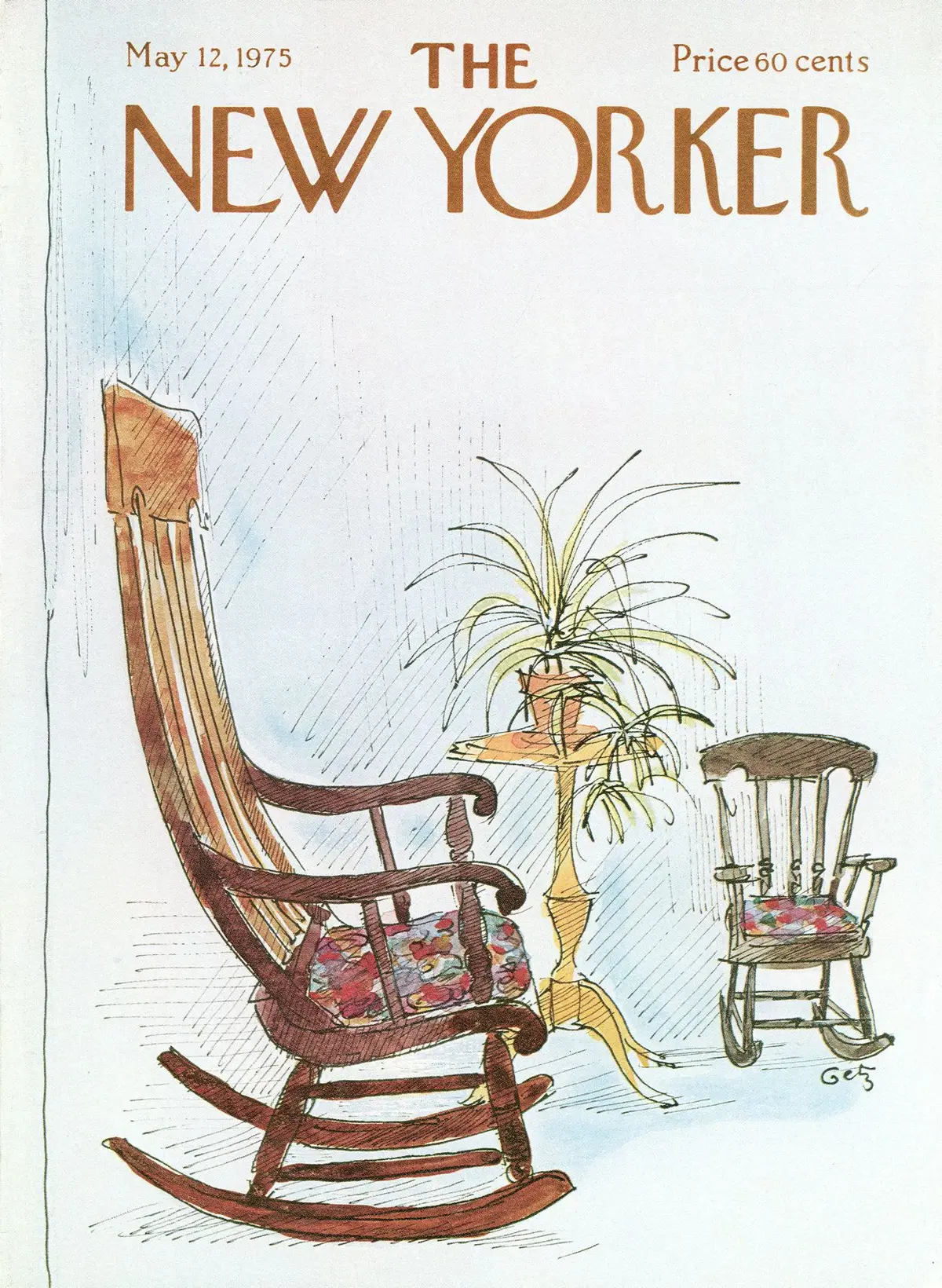 Обложка The New Yorker, 12 мая 1975, художник Артур Гетц
