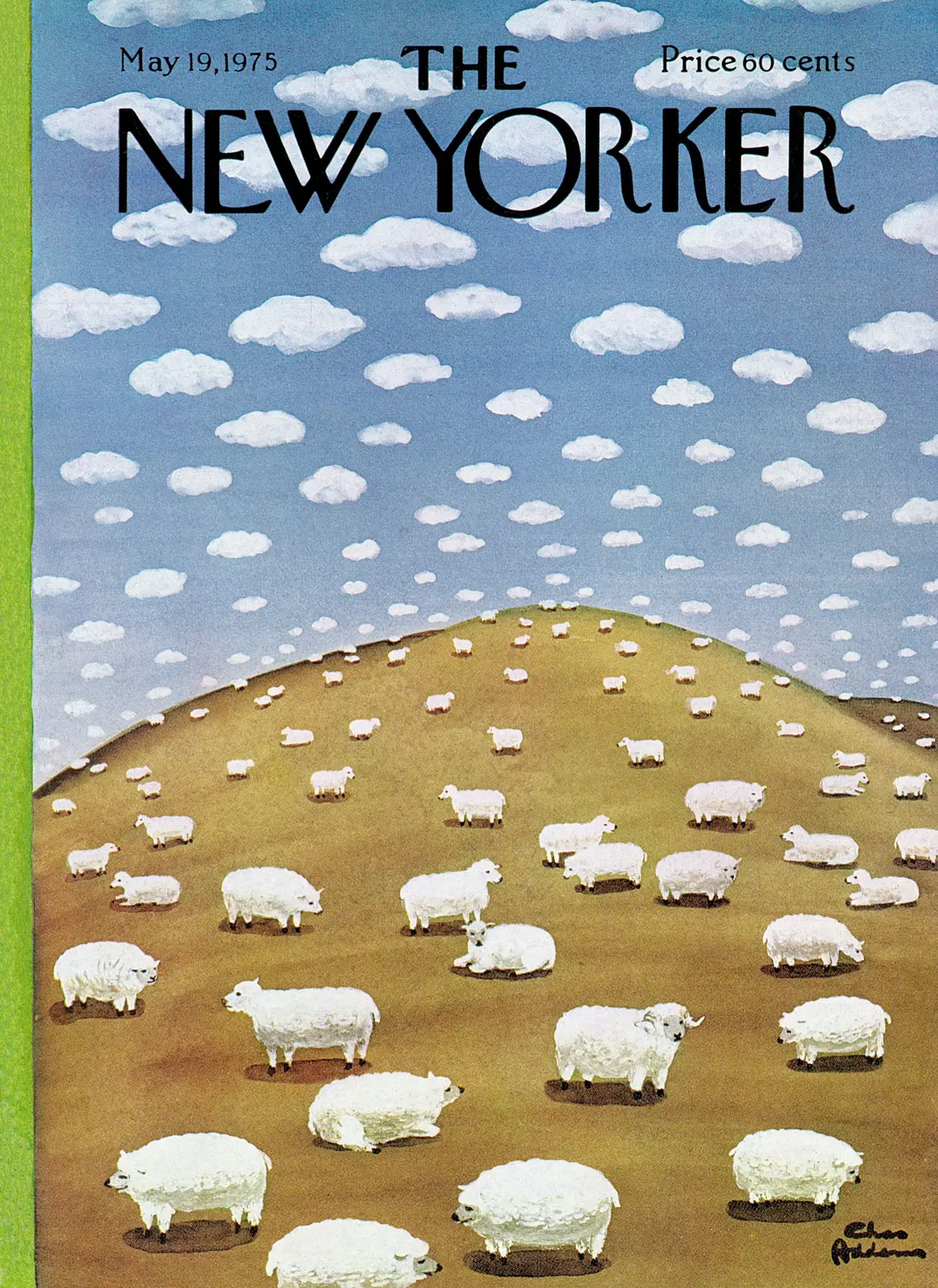 Обложка The New Yorker, 19 мая 1975, художник Чарльз Аддамс