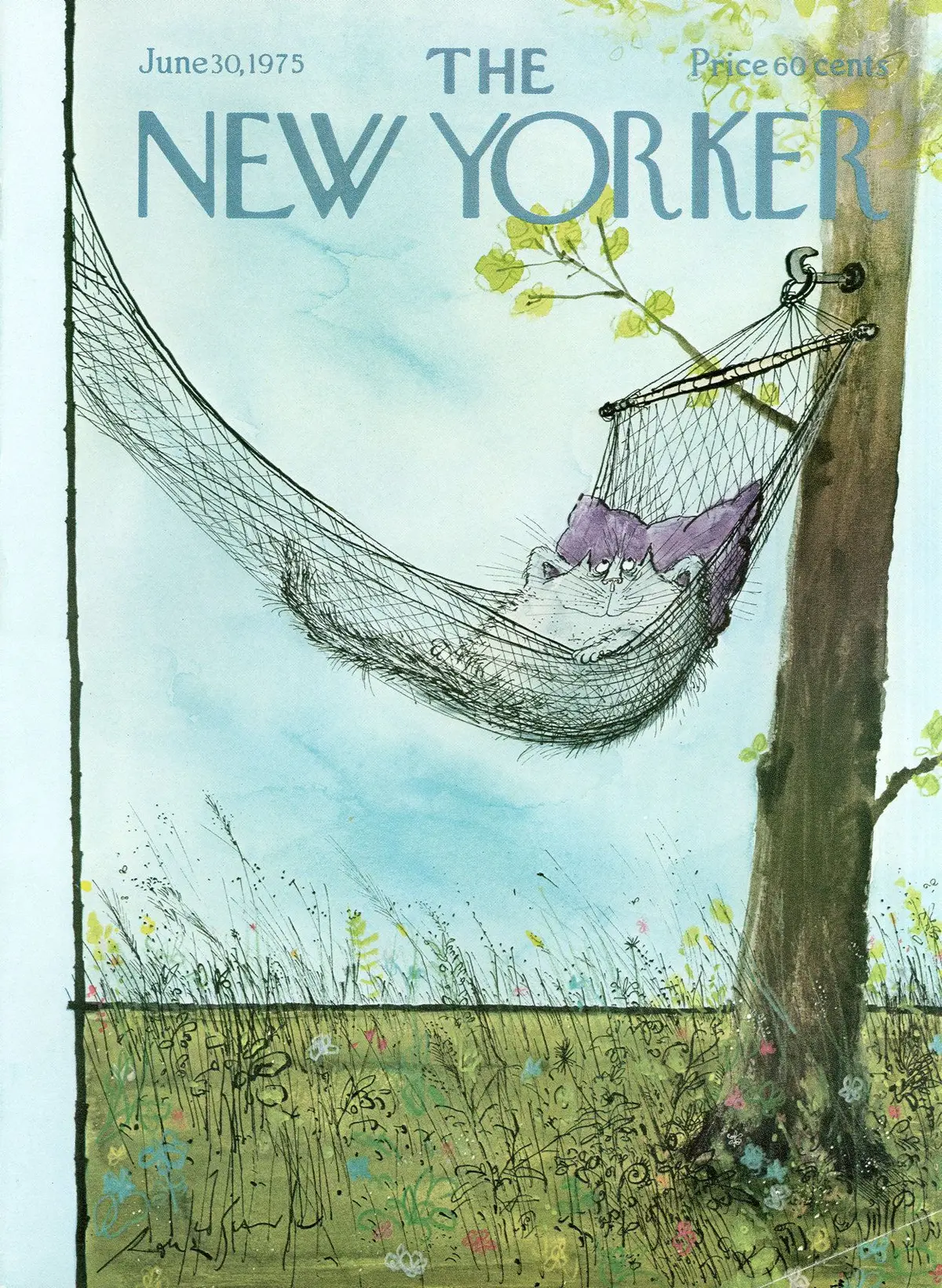 Обложка The New Yorker, 30 июня 1975, художник Рональд Сёрл