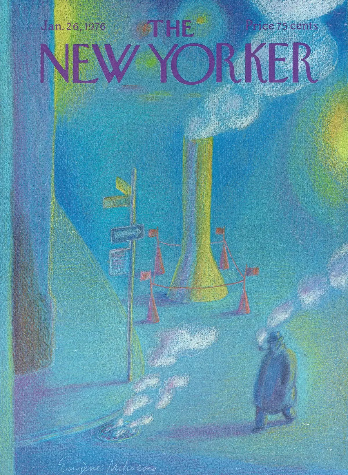 Обложка The New Yorker, 26 января 1976, художник Эжен Михаеско