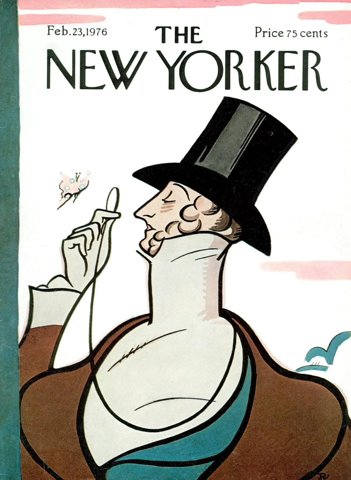 Обложка The New Yorker, 23 февраля 1976, художник Реа Ирвин