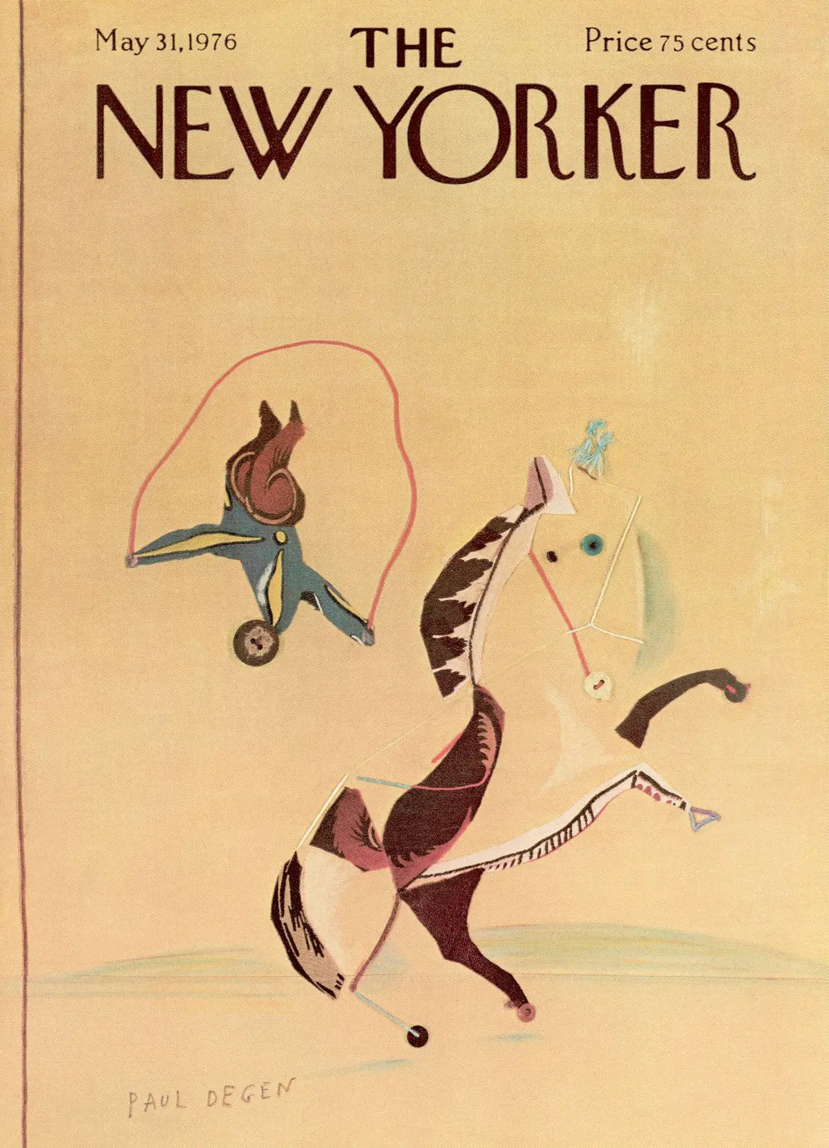 Обложка The New Yorker, 31 мая 1976, художник Пол Деген