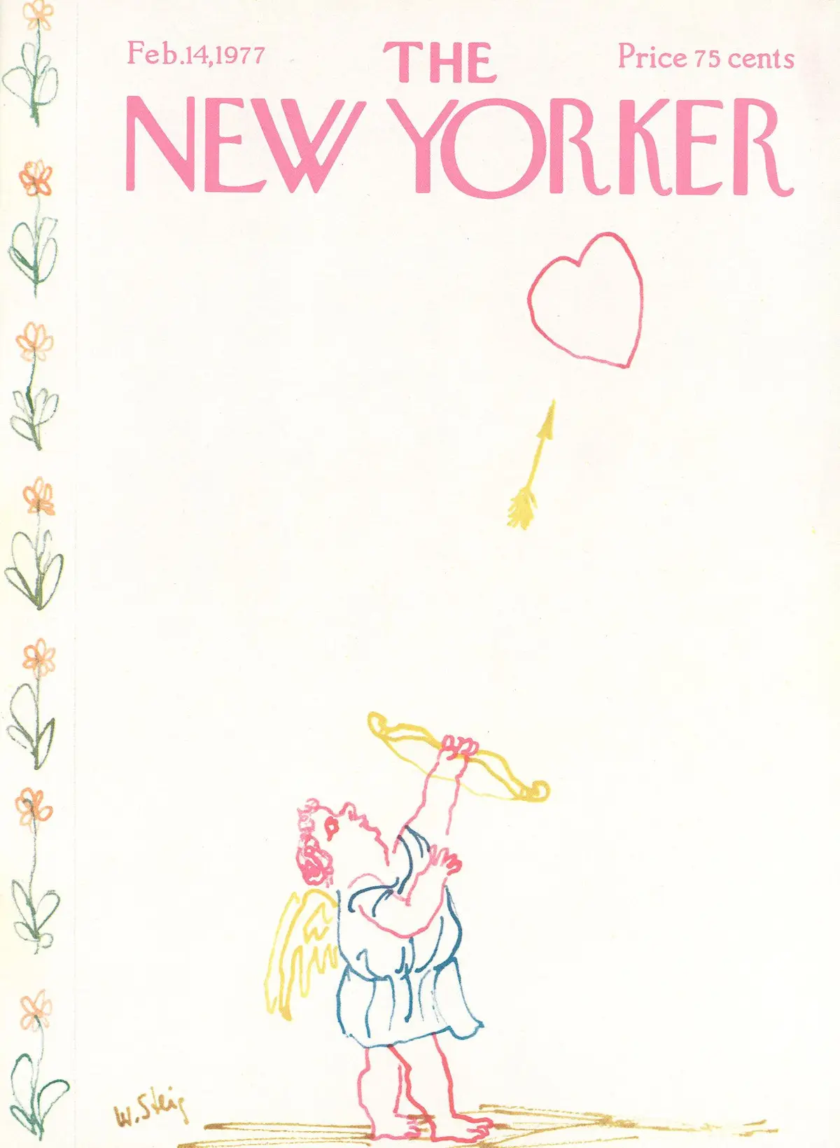 Обложка The New Yorker, 14 февраля 1977, художник Уильям Стейг