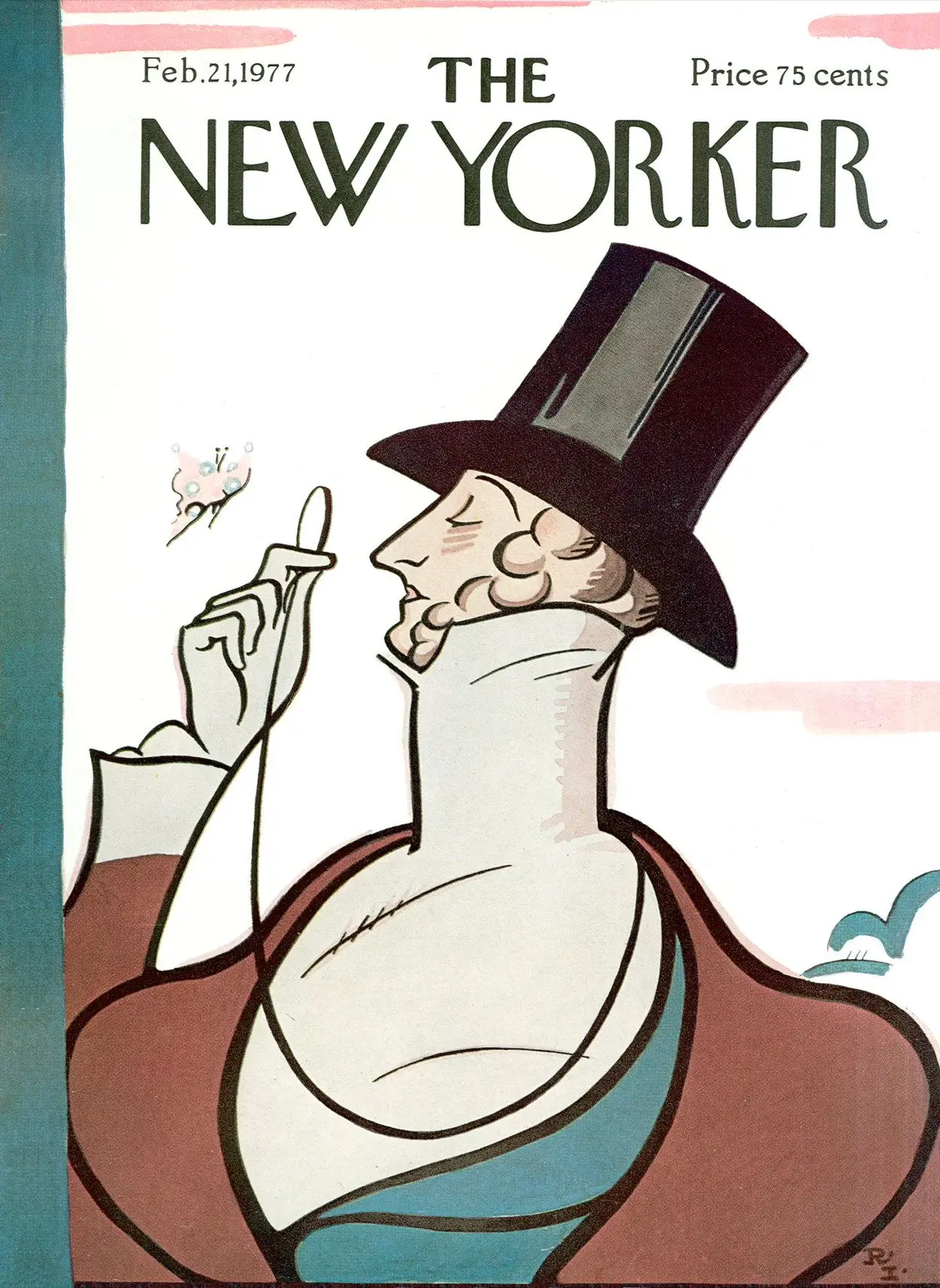 Обложка The New Yorker, 21 февраля 1977, художник Реа Ирвин
