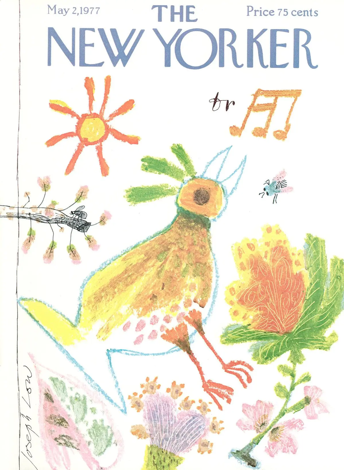 Обложка The New Yorker, 2 мая 1977, художник Джозеф Лоу
