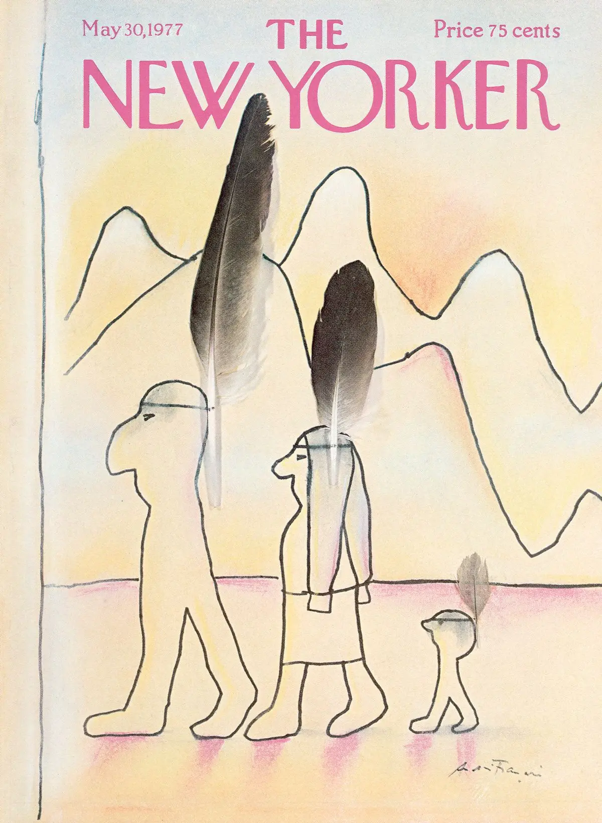 Обложка The New Yorker, 30 мая 1977, художник Андре Франсуа