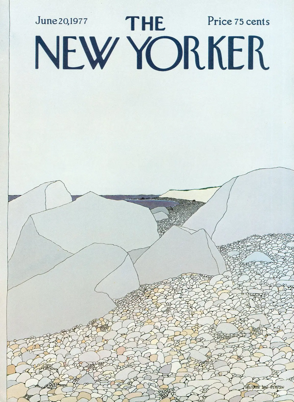 Обложка The New Yorker, 20 июня 1977, художник Гретхен Доу Симпсон