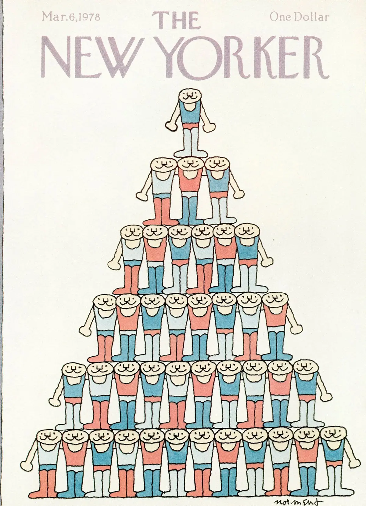 Обложка The New Yorker, 6 марта 1978, художник Джон Норман