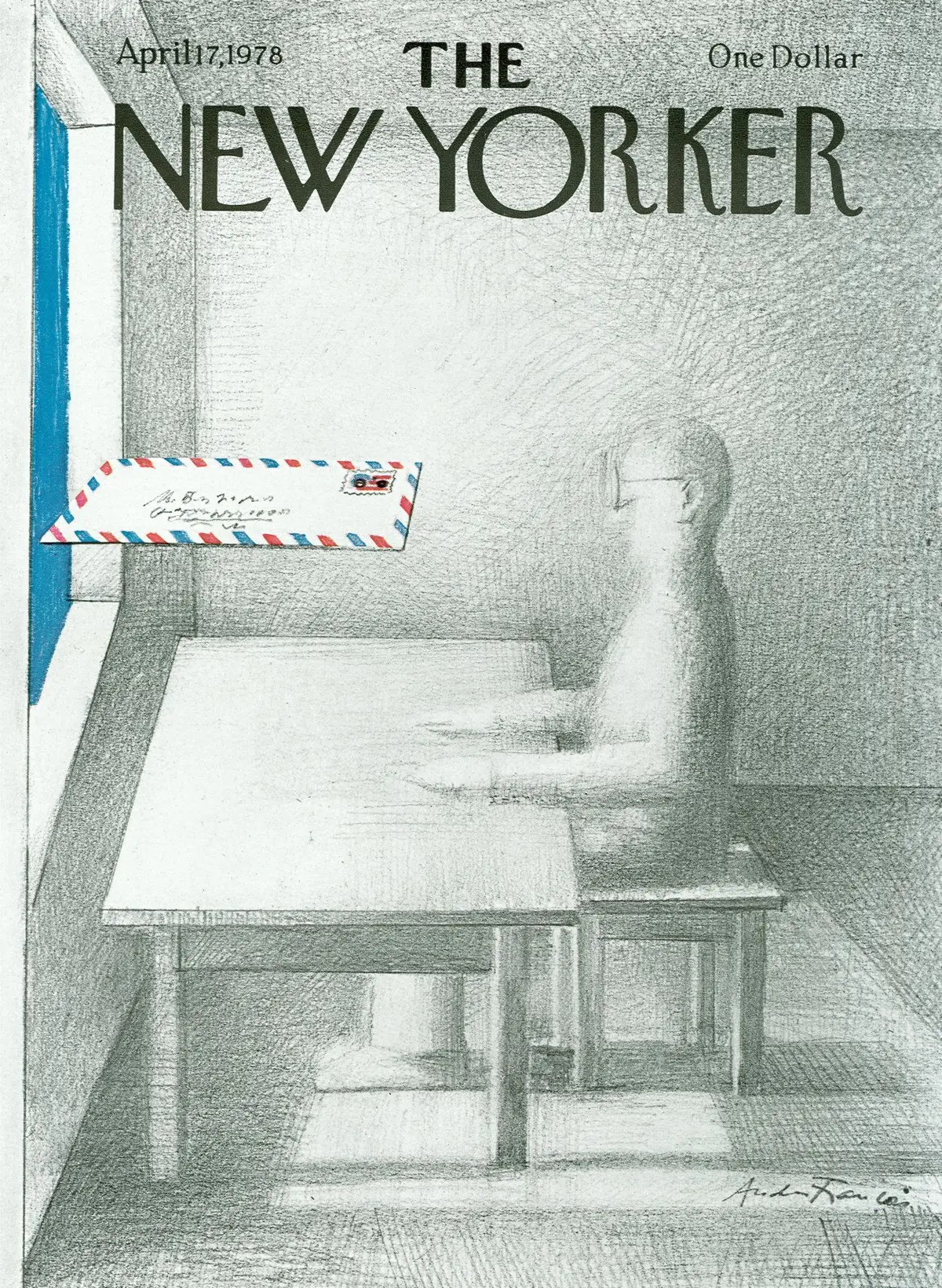 Обложка The New Yorker, 17 апреля 1978, художник Андре Франсуа